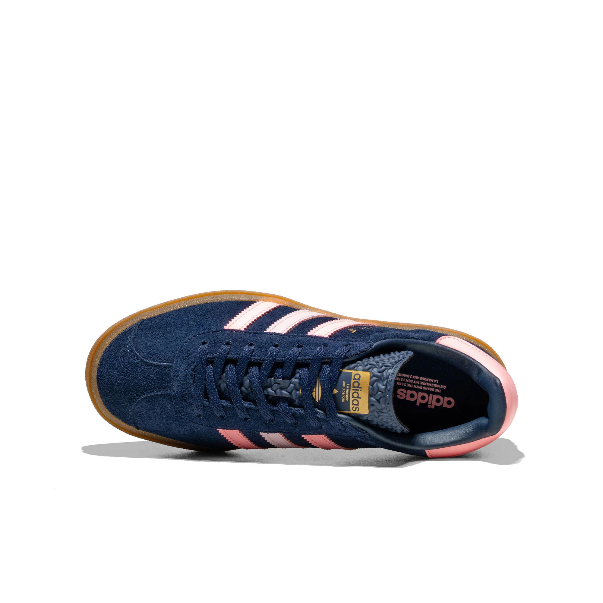 Adidas Originals Gazelle Bold J Night Indigo/Glow Pink/Gold - Image 5