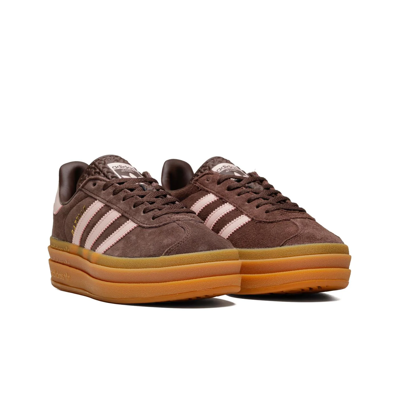 Adidas Originals Gazelle Bold W Auburn/Icey Pink/Gold Met - Image 3
