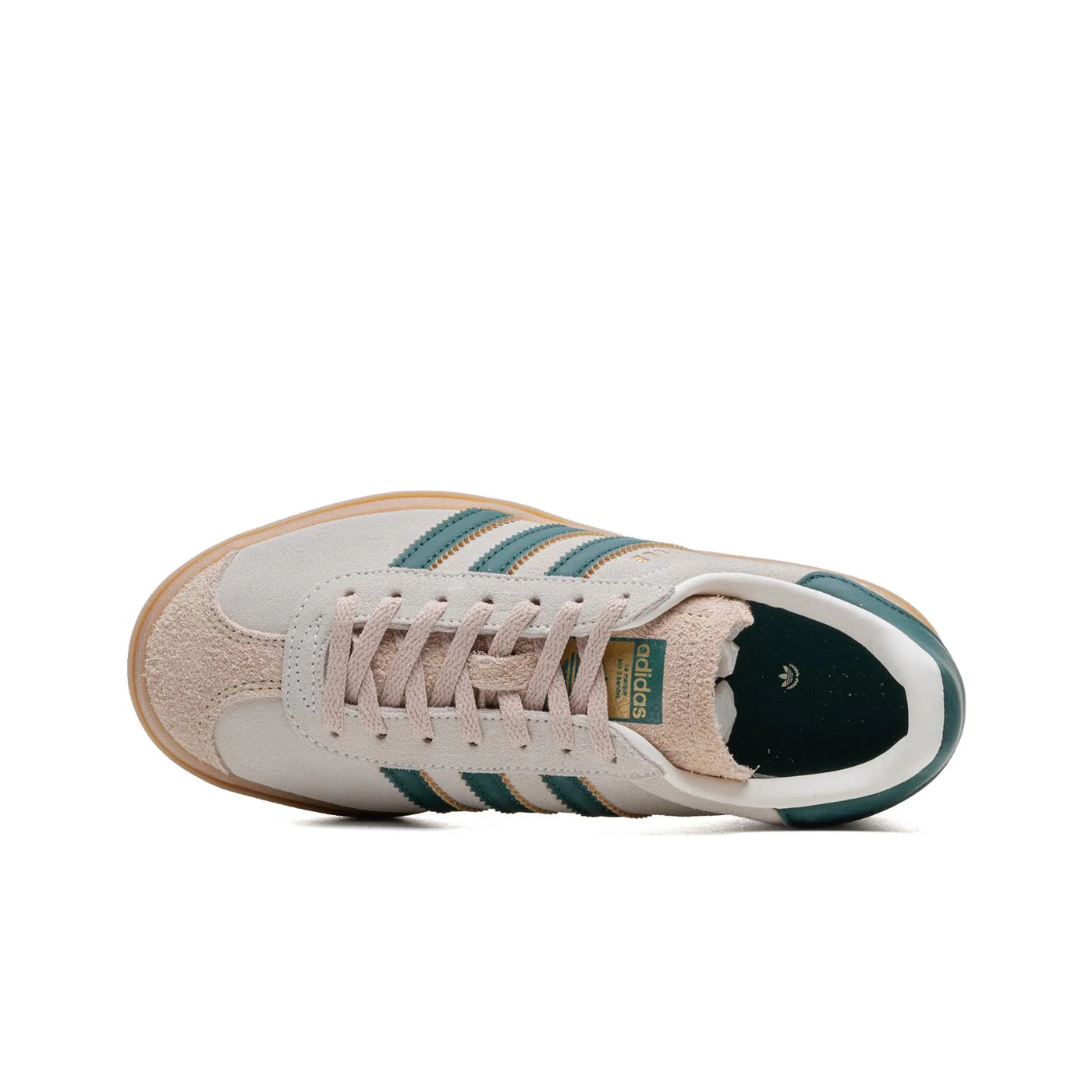 Adidas Originals Gazelle Bold W Cream White/Collegiate Green - Image 5