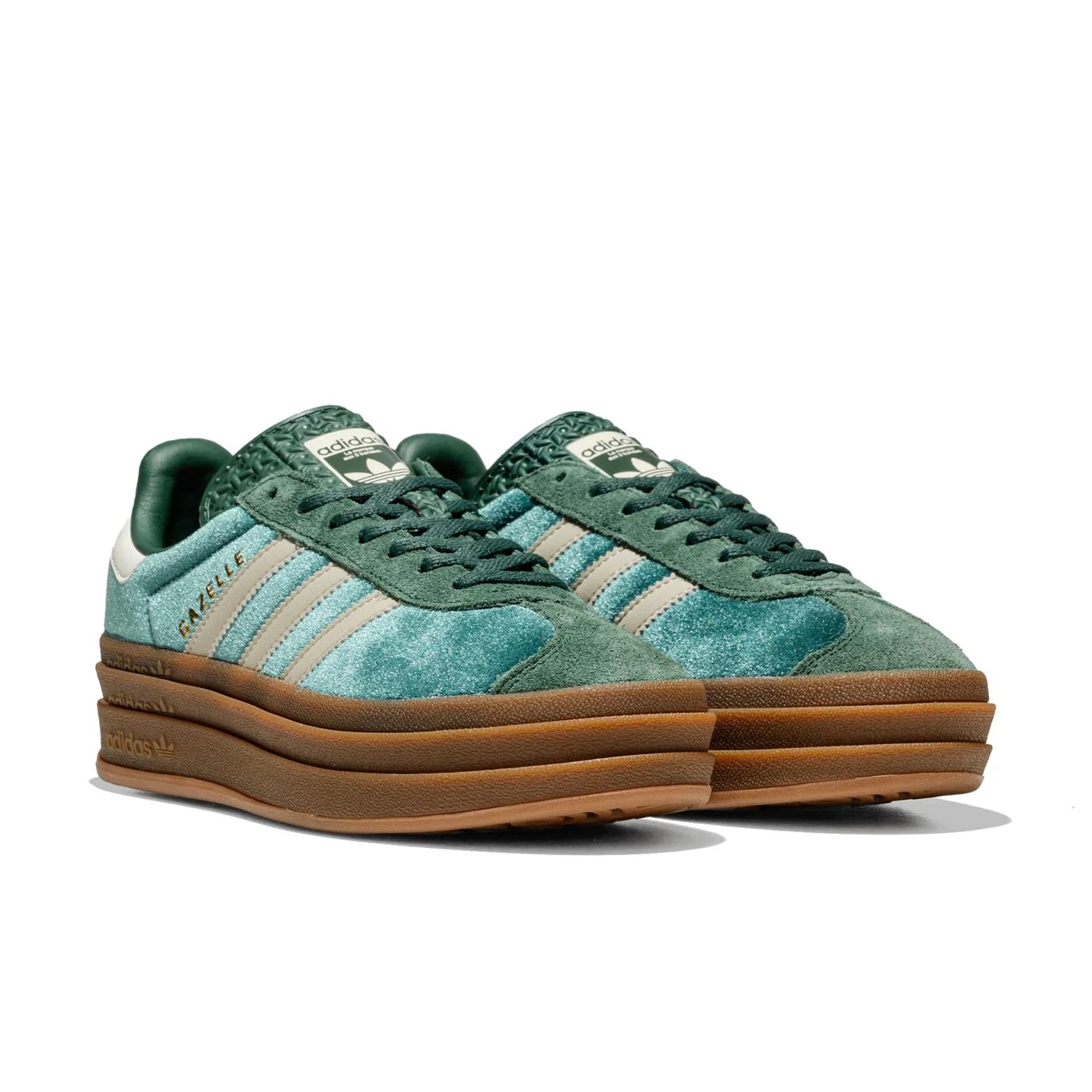 Adidas Originals Gazelle Bold W Mineral Green/Putty Grey - Image 3