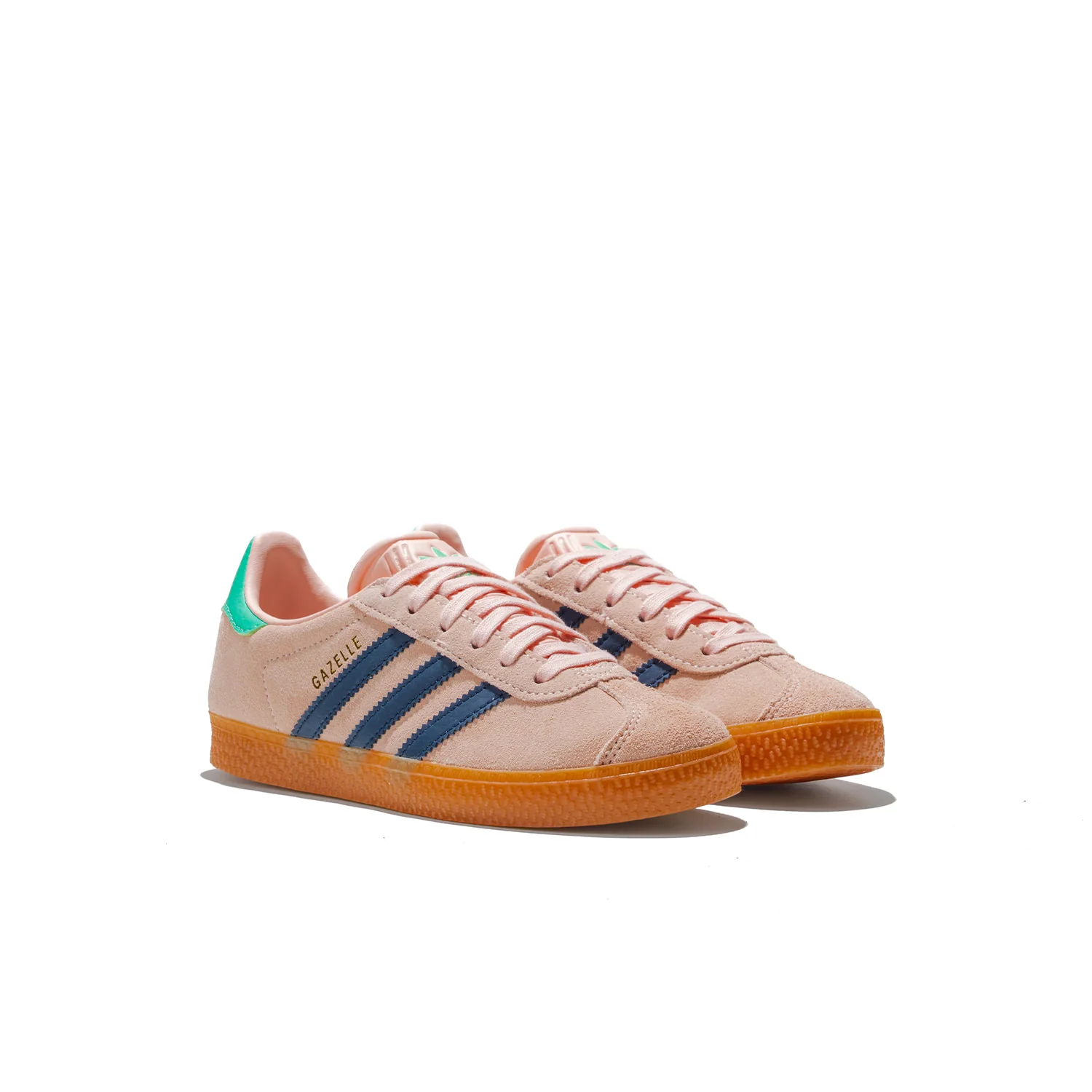Adidas Originals Gazelle C Blush Pink/Night Indigo/Green - Image 3