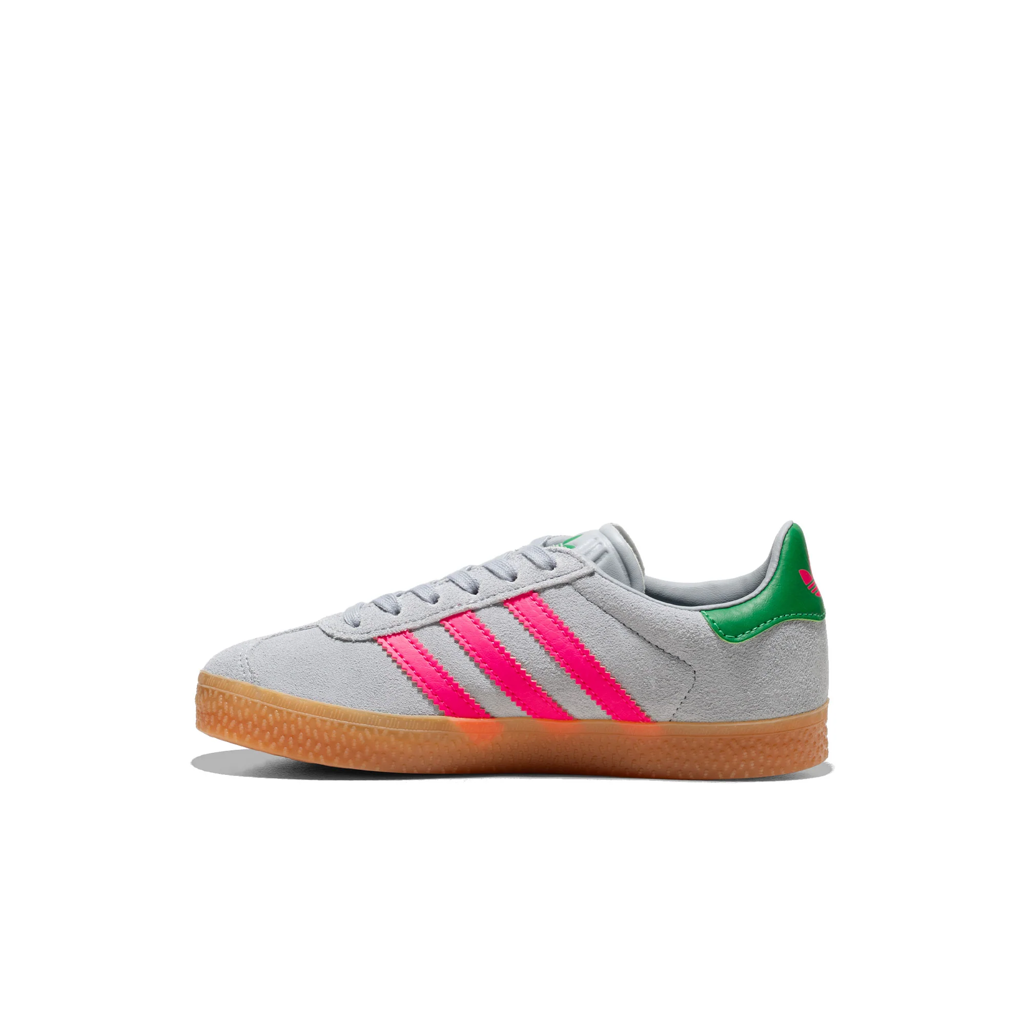 Adidas Originals Gazelle C Halo Silver/Lucid Pink/Green - Image 3
