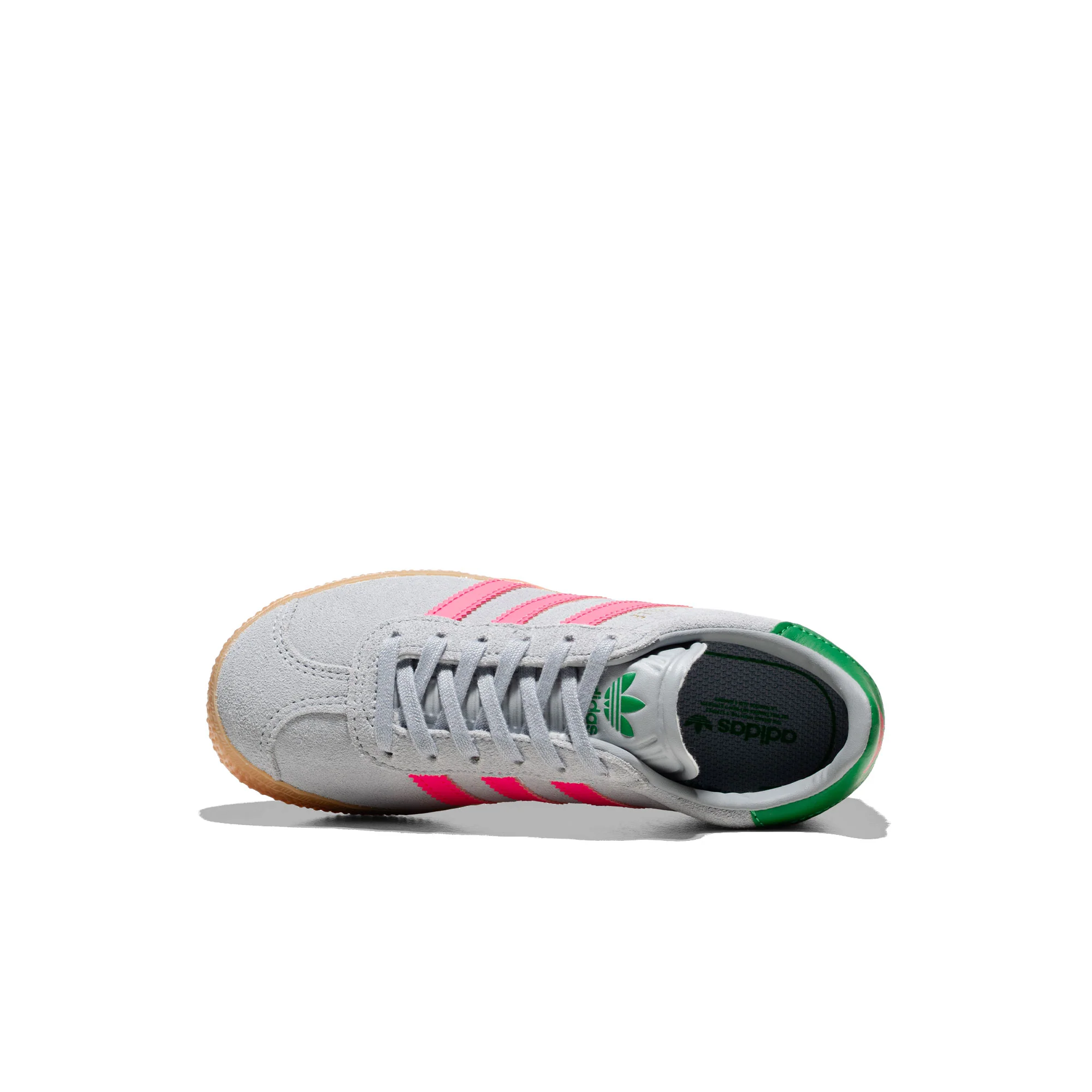 Adidas Originals Gazelle C Halo Silver/Lucid Pink/Green - Image 5