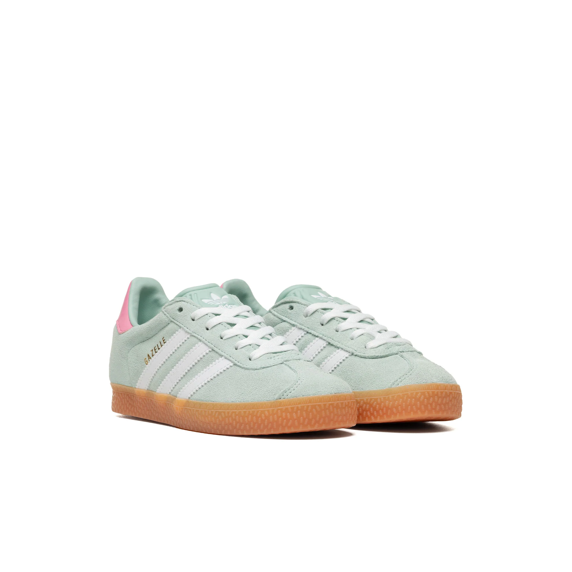Adidas Originals Gazelle C Hazy Green/Ftwr White/Bliss Pink - Image 3
