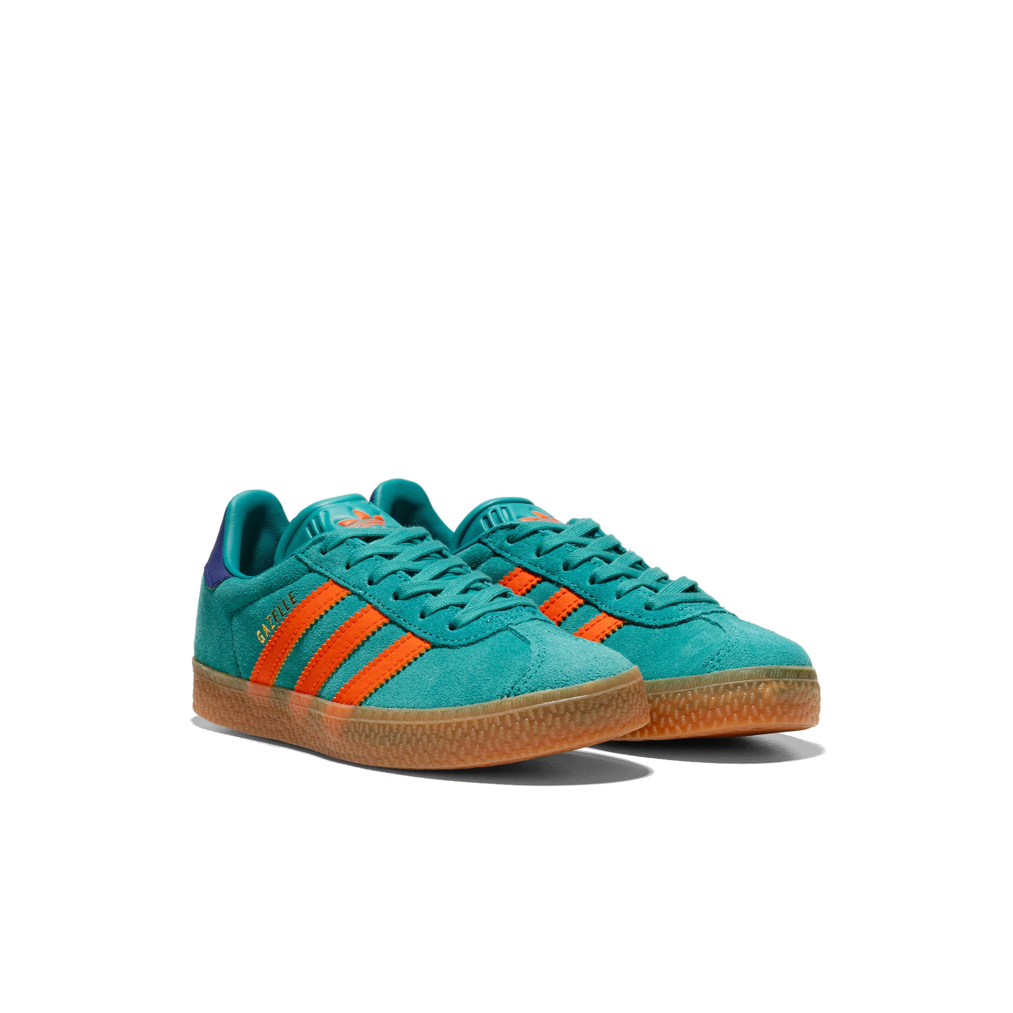 Adidas Originals Gazelle C Pure Teal/Impact Orange - Image 2