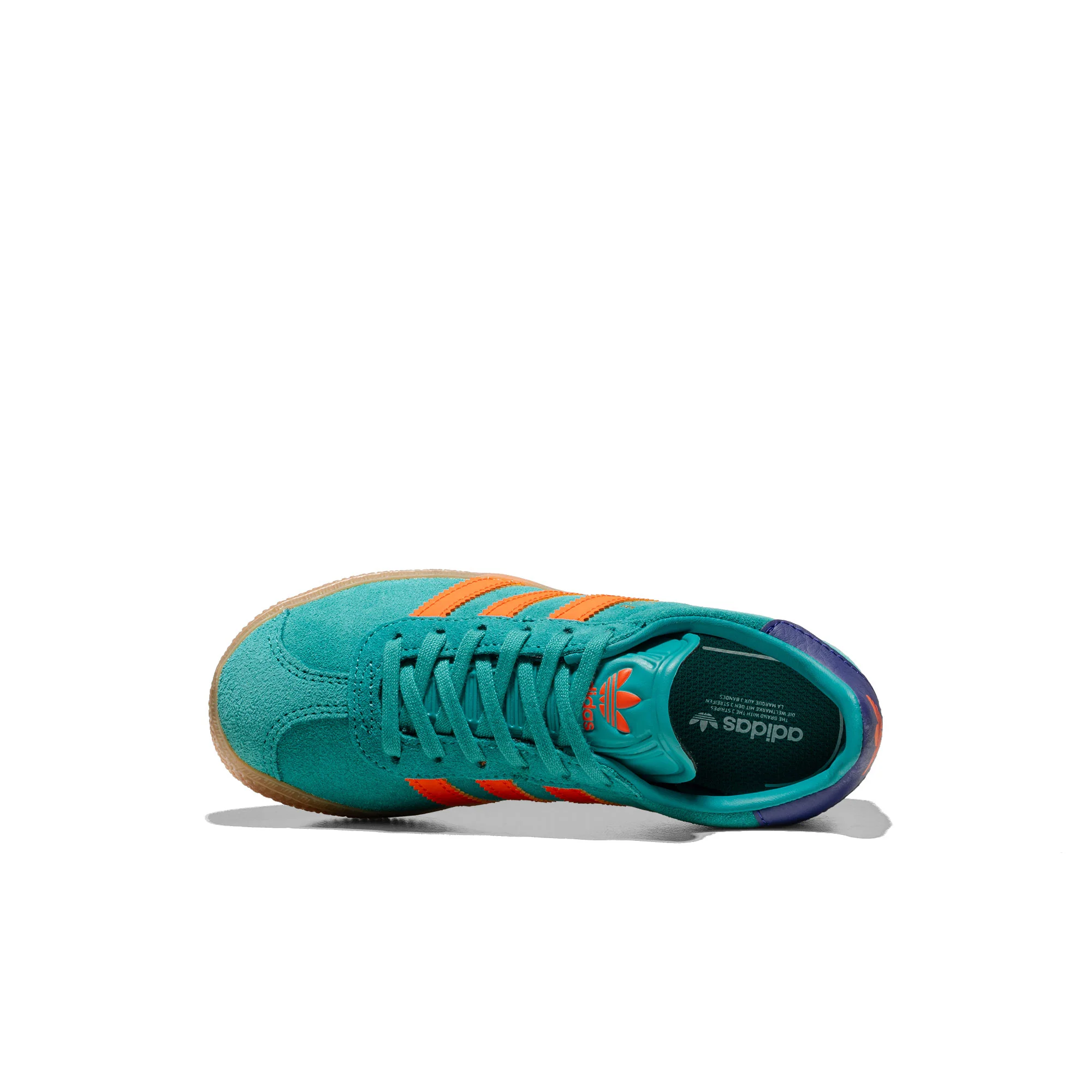 Adidas Originals Gazelle C Pure Teal/Impact Orange - Image 5