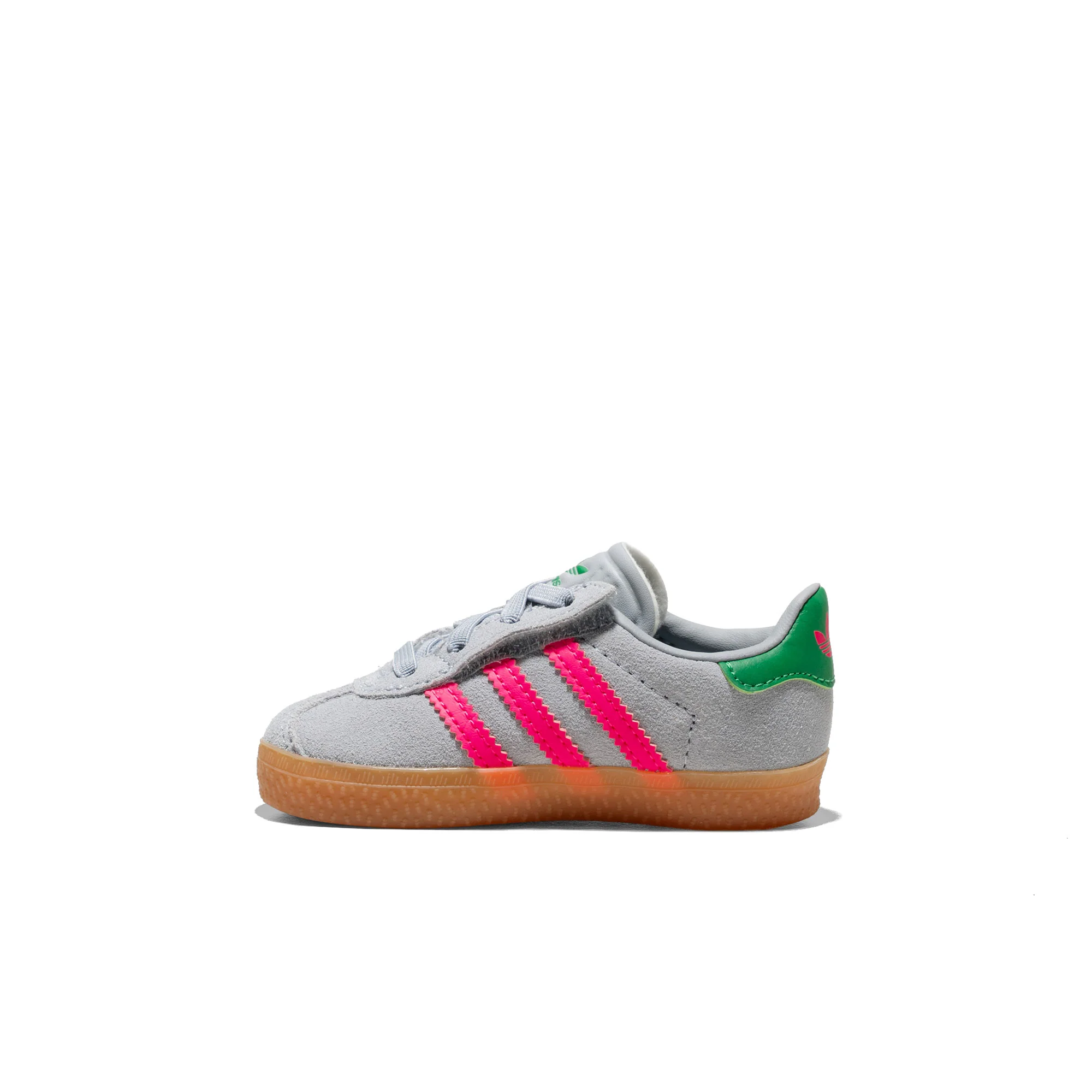 Adidas Originals Gazelle CF EL I Halo Silver/Lucid Pink/Gree - Image 3