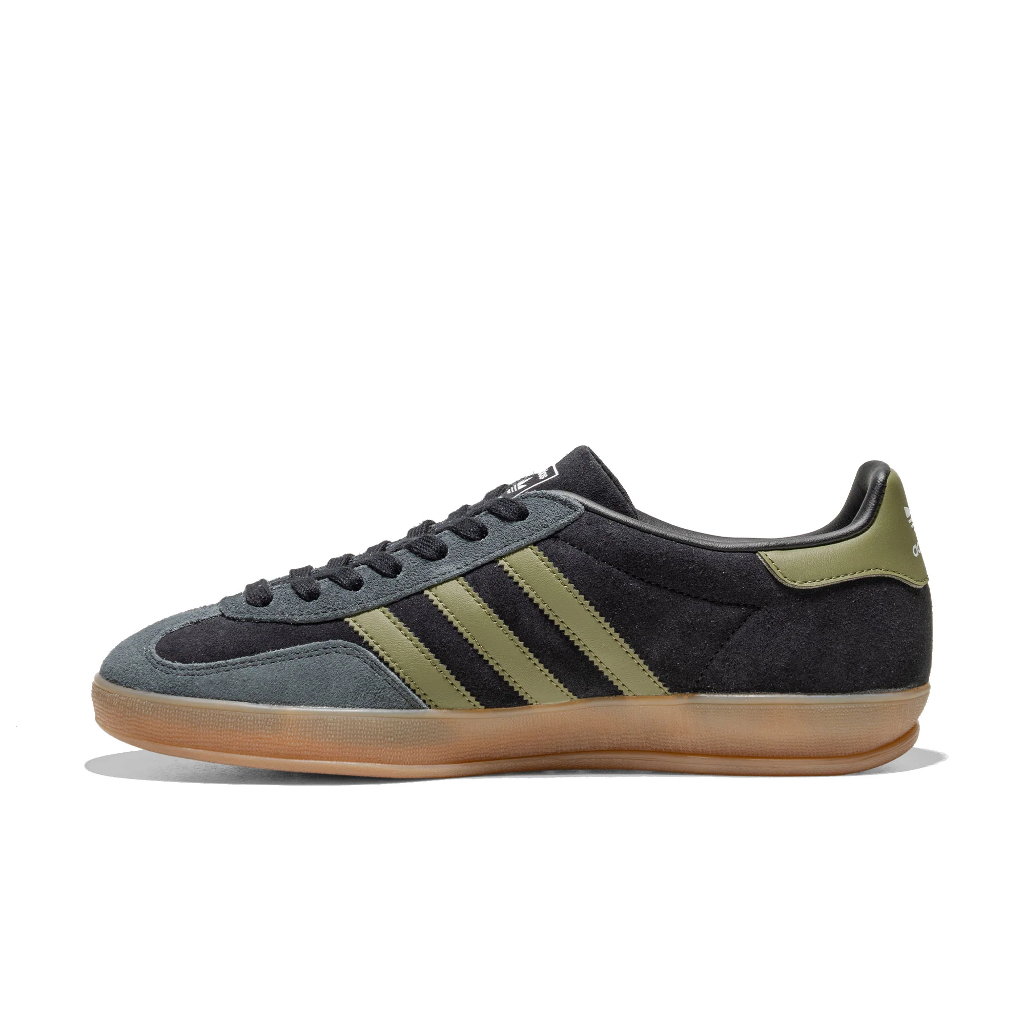 Adidas Originals Gazelle Indoor Core Black/Focus Olive - Image 3