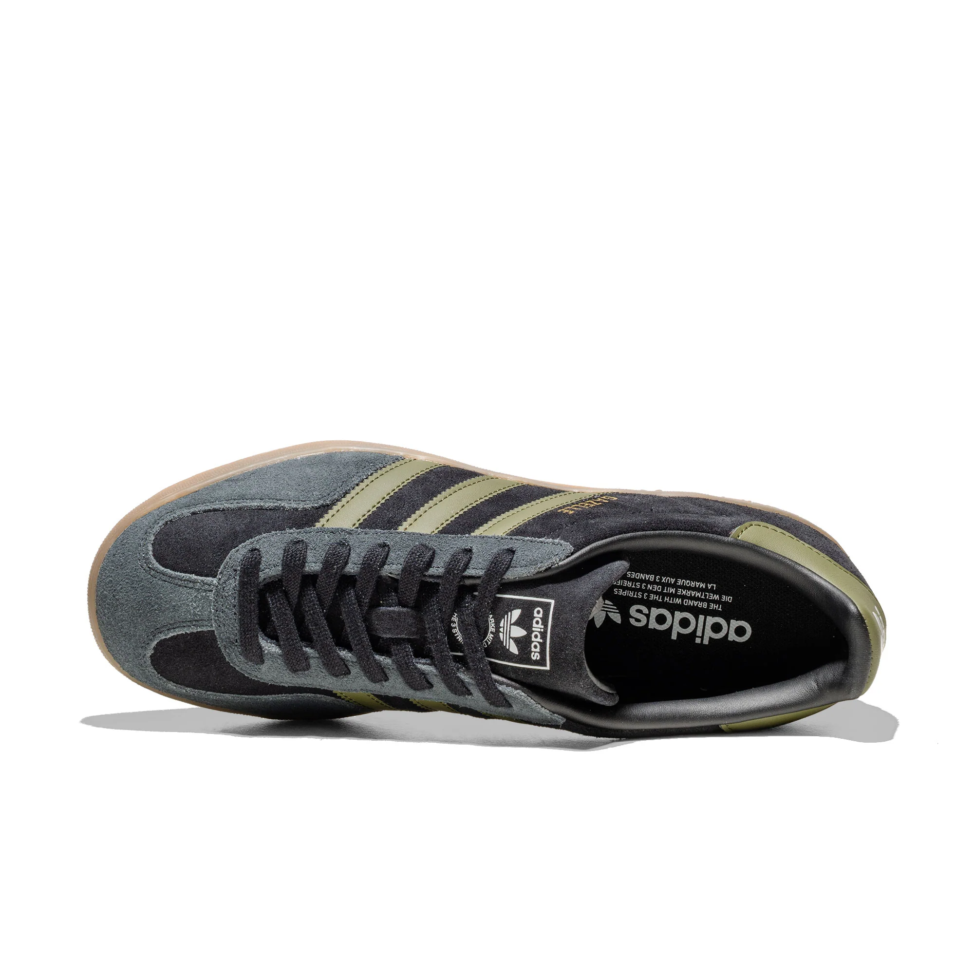 Adidas Originals Gazelle Indoor Core Black/Focus Olive - Image 5