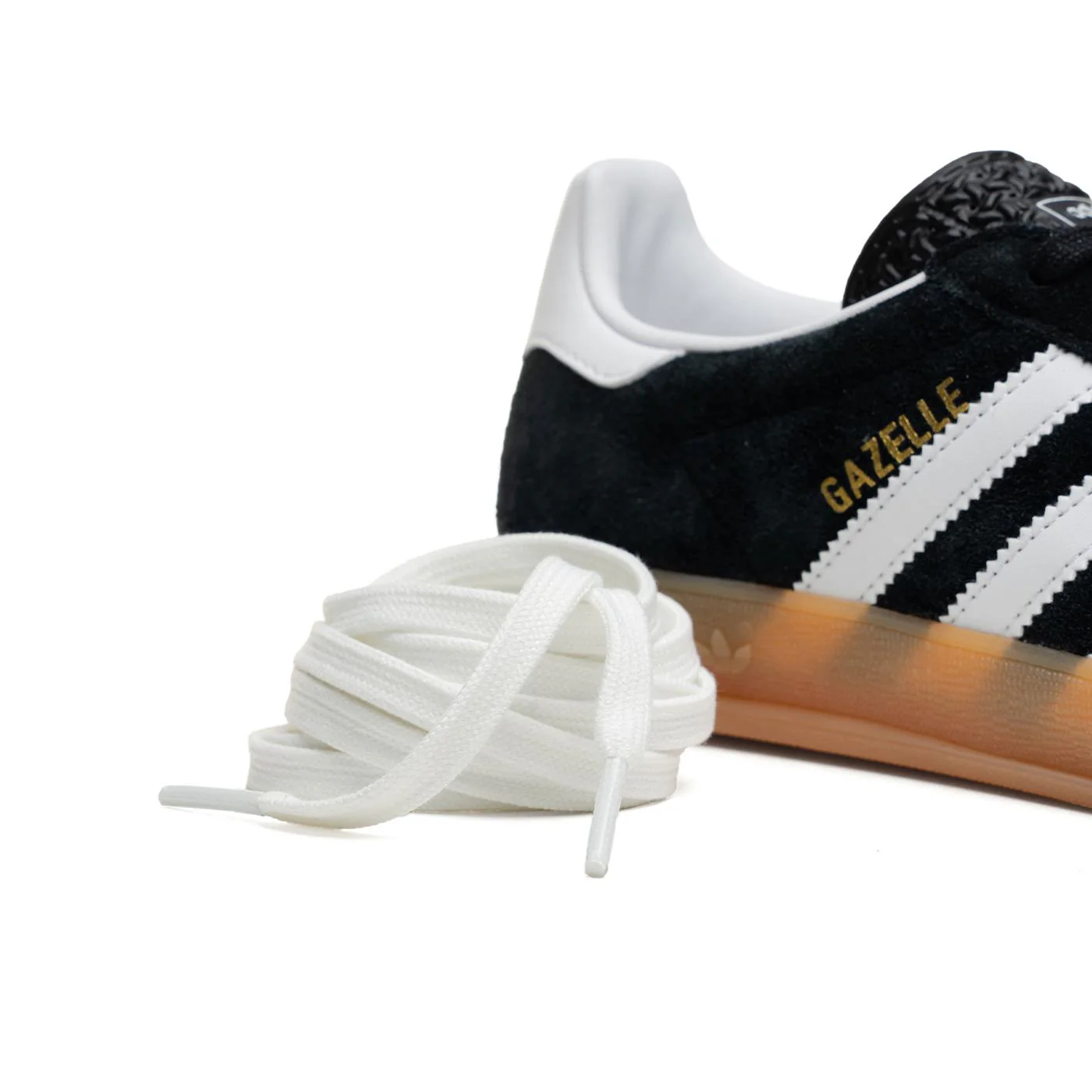 Adidas Originals Gazelle Indoor Core Black/Ftwr White/Gum - Image 3