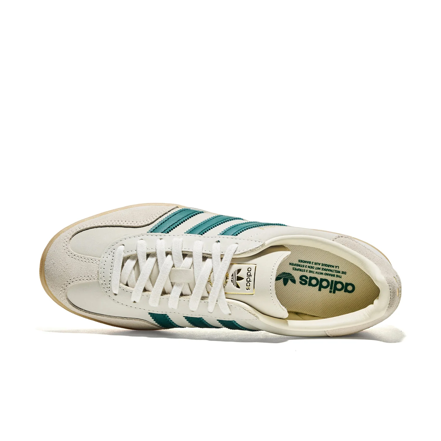 Adidas Originals Gazelle Indoor Cream White/Collegiate Green - Image 5