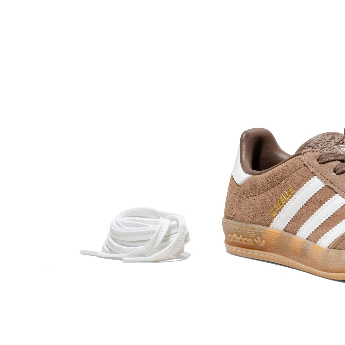 Adidas Originals Gazelle Indoor Earth Strata/Ftwr White/Gold - Image 4