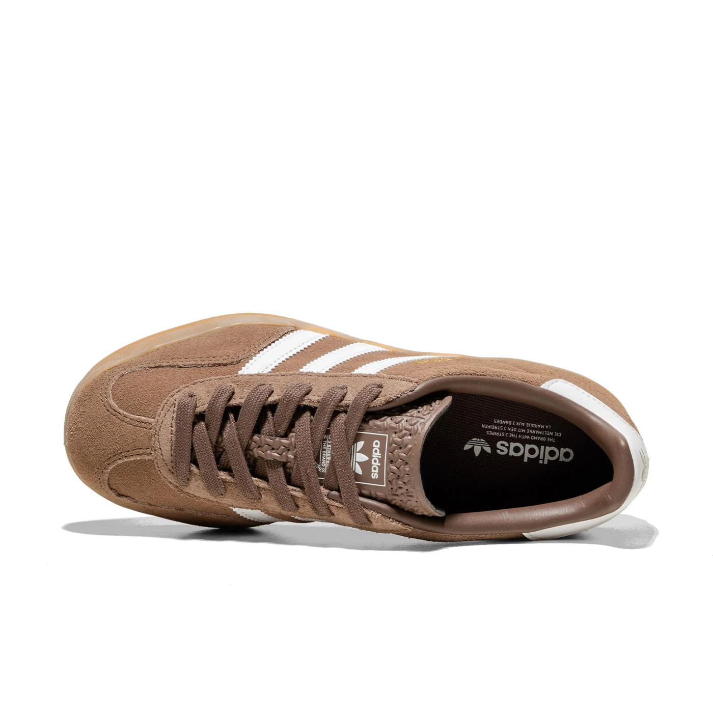 Adidas Originals Gazelle Indoor Earth Strata/Ftwr White/Gold - Image 6