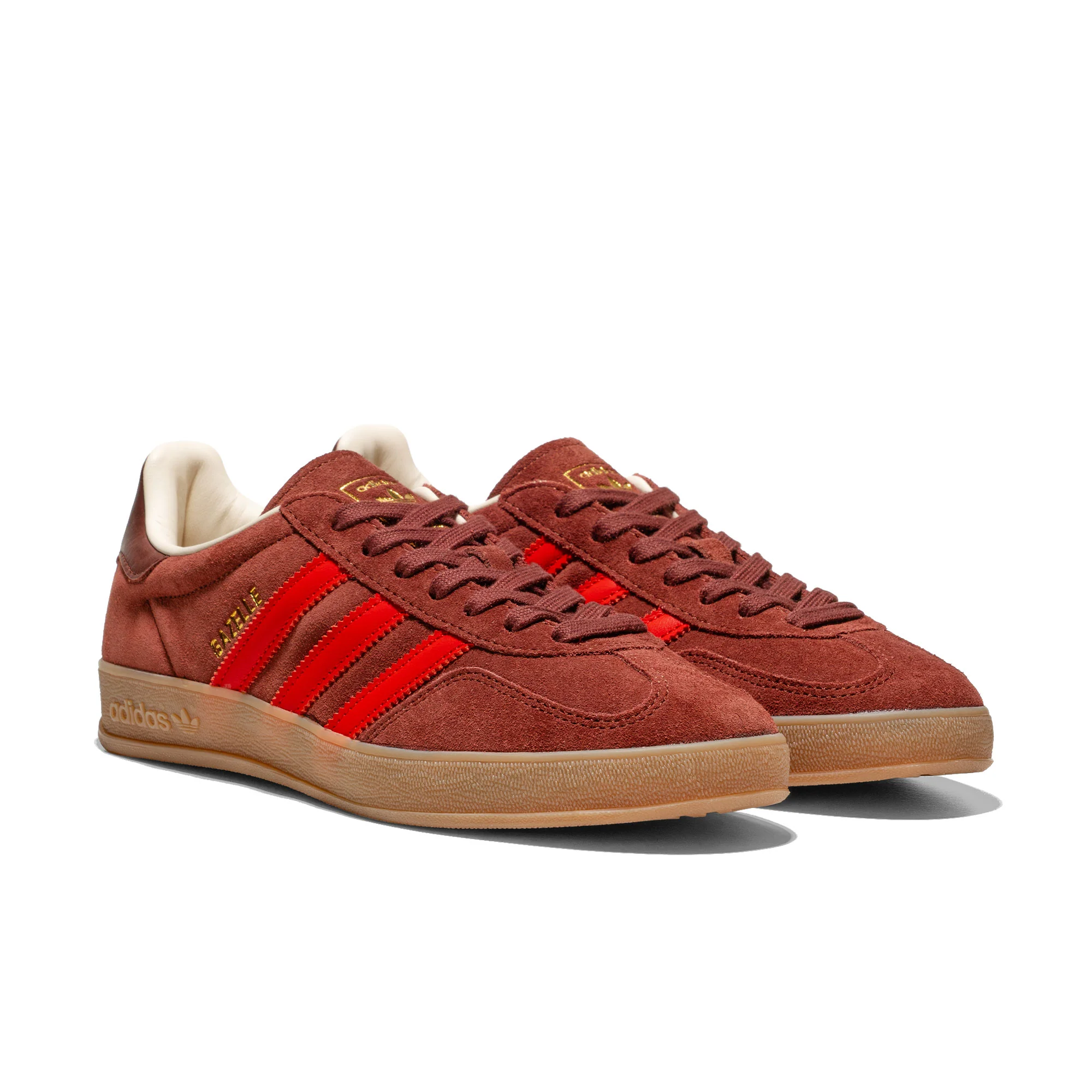 Adidas Originals Gazelle Indoor Fox Brown/Red/Gum - Image 2