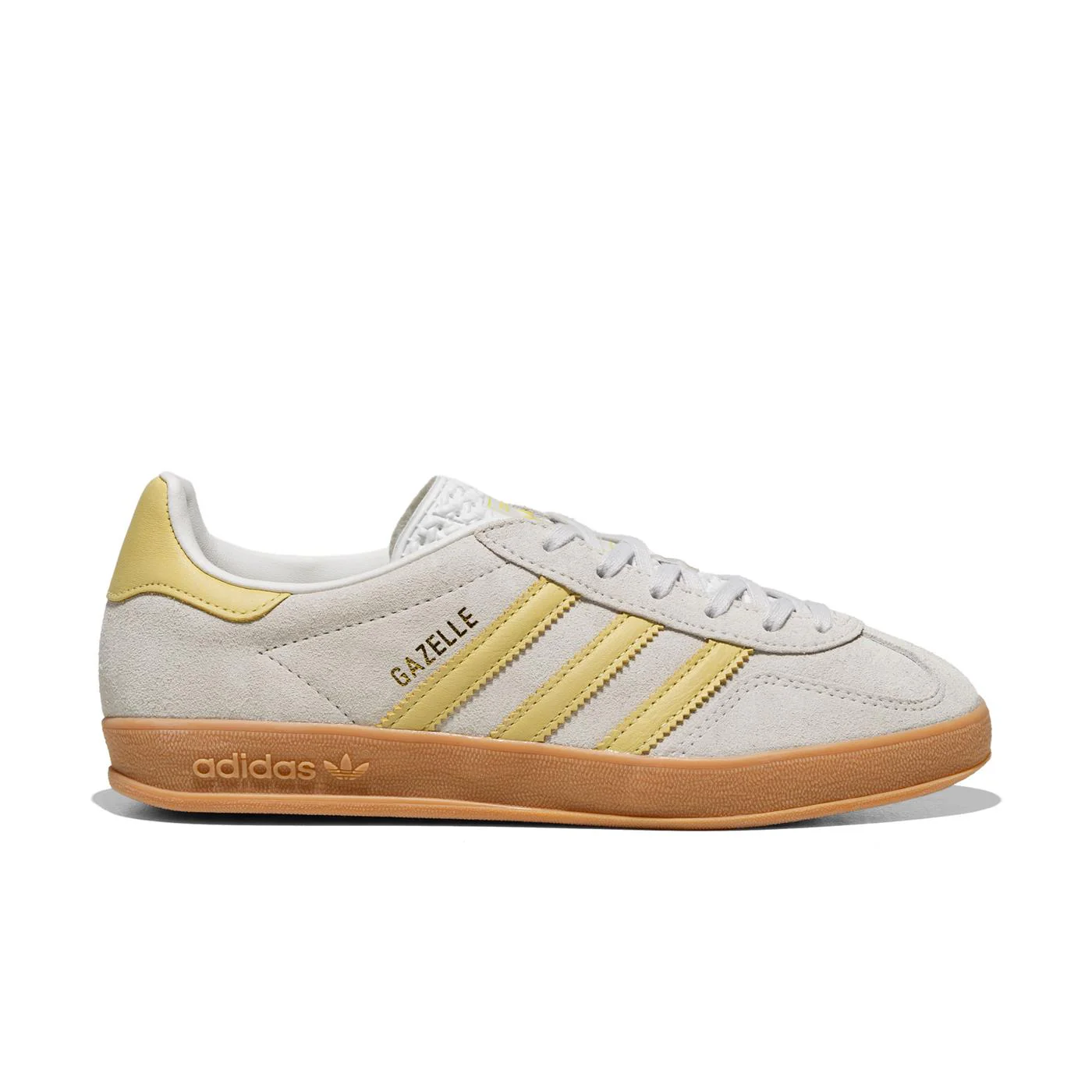 Adidas Originals Gazelle Indoor Grey One/Power Yellow/Gum