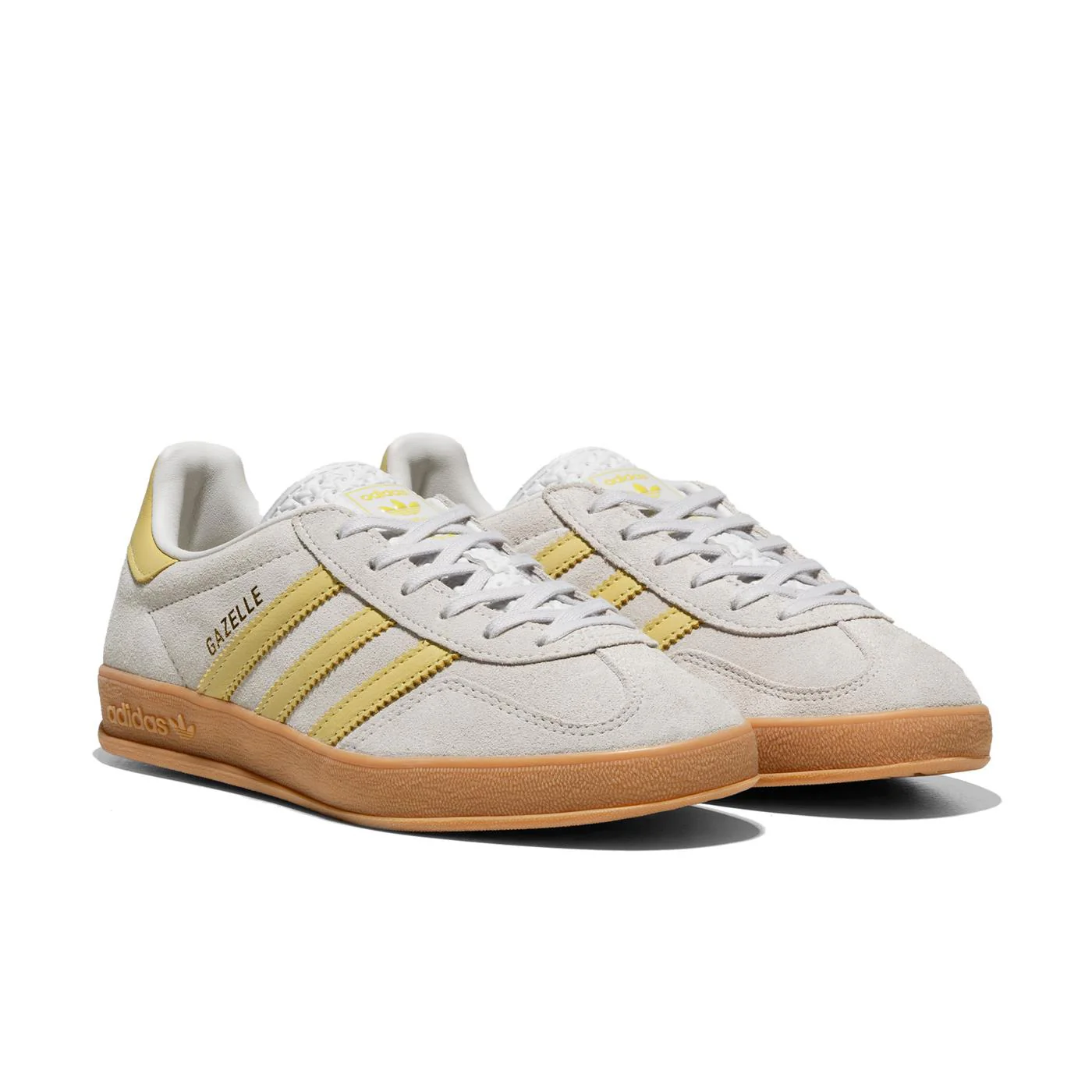 Adidas Originals Gazelle Indoor Grey One/Power Yellow/Gum - Image 2