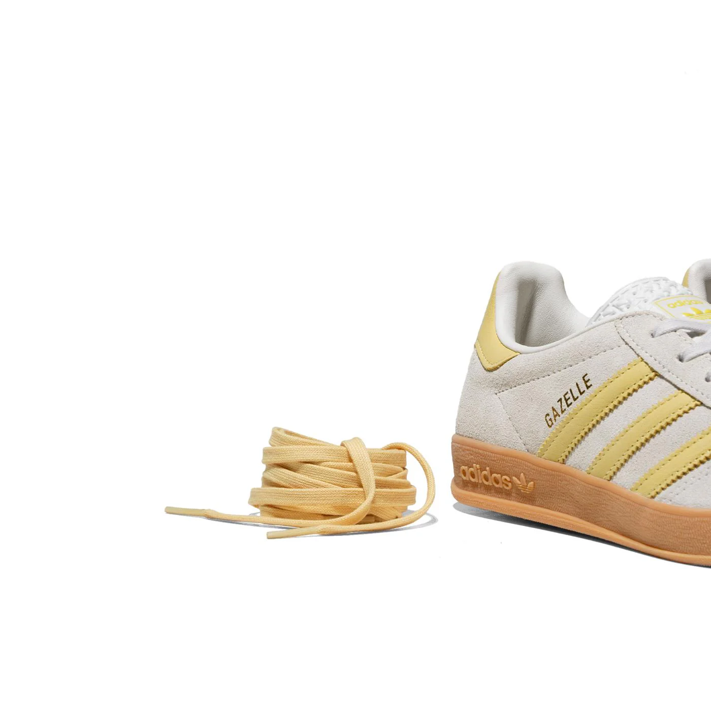 Adidas Originals Gazelle Indoor Grey One/Power Yellow/Gum - Image 4