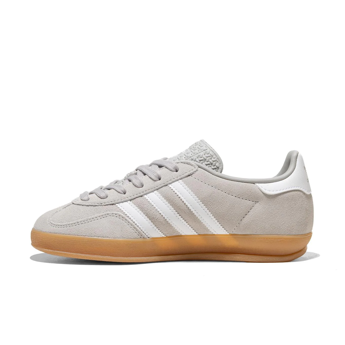 Adidas Originals Gazelle Indoor Grey Two/Ftwr White/Gold - Image 3