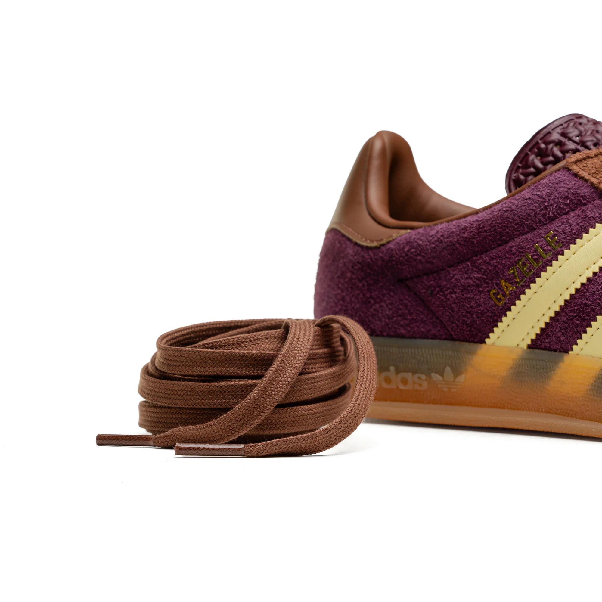 Adidas Originals Gazelle Indoor Maroon/Almost Yellow - Image 4