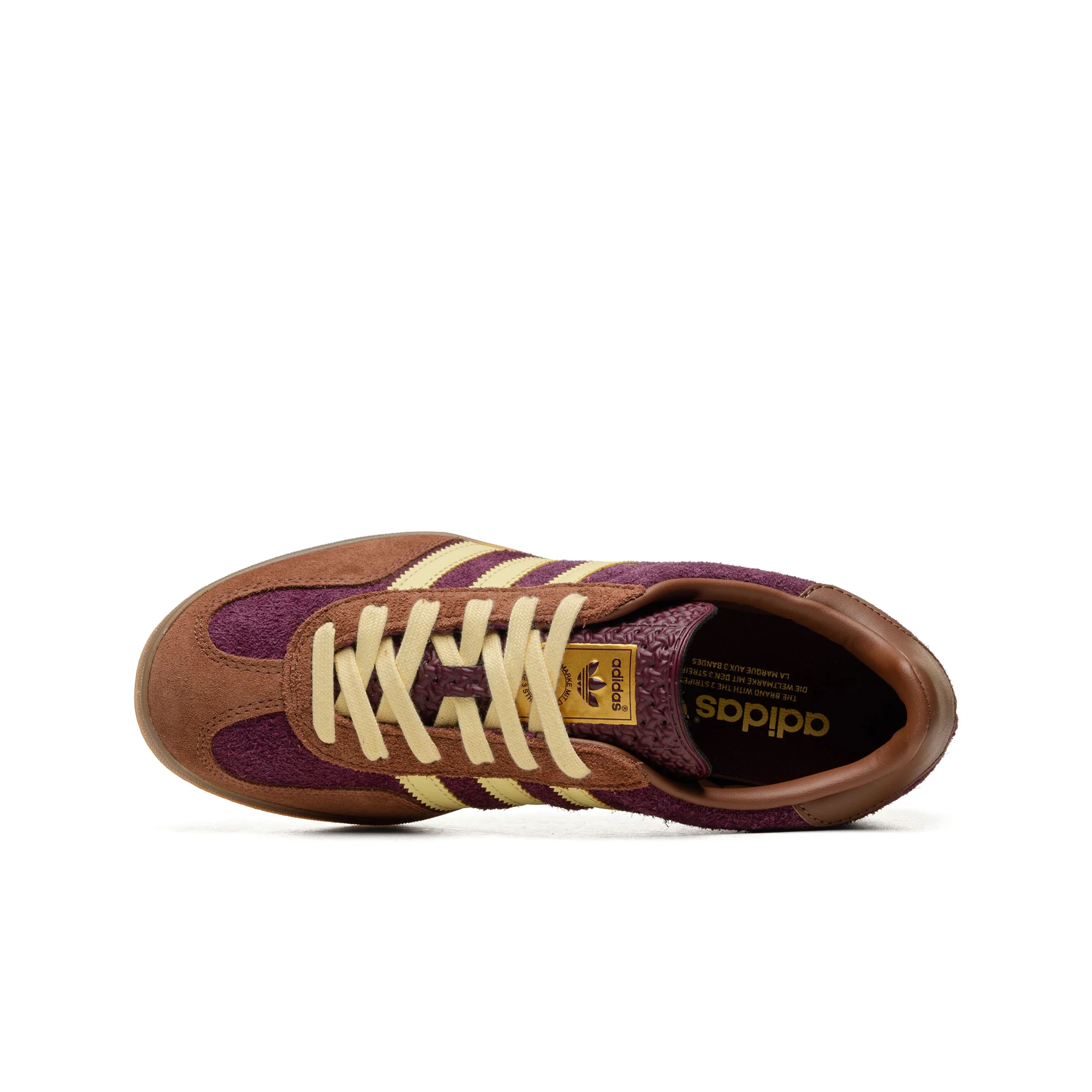 Adidas Originals Gazelle Indoor Maroon/Almost Yellow - Image 6