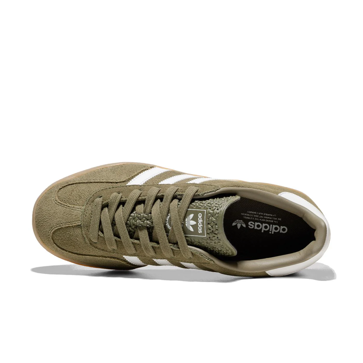 Adidas Originals Gazelle Indoor Olive Strata/Ftwr White/Gold - Image 6
