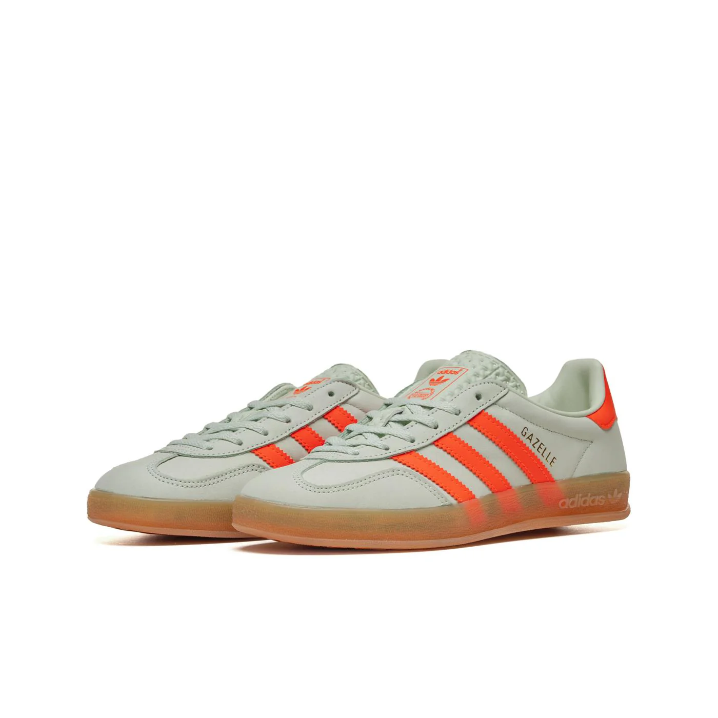 Adidas Originals Gazelle Indoor W Linen Green/Solar Orange - Image 3