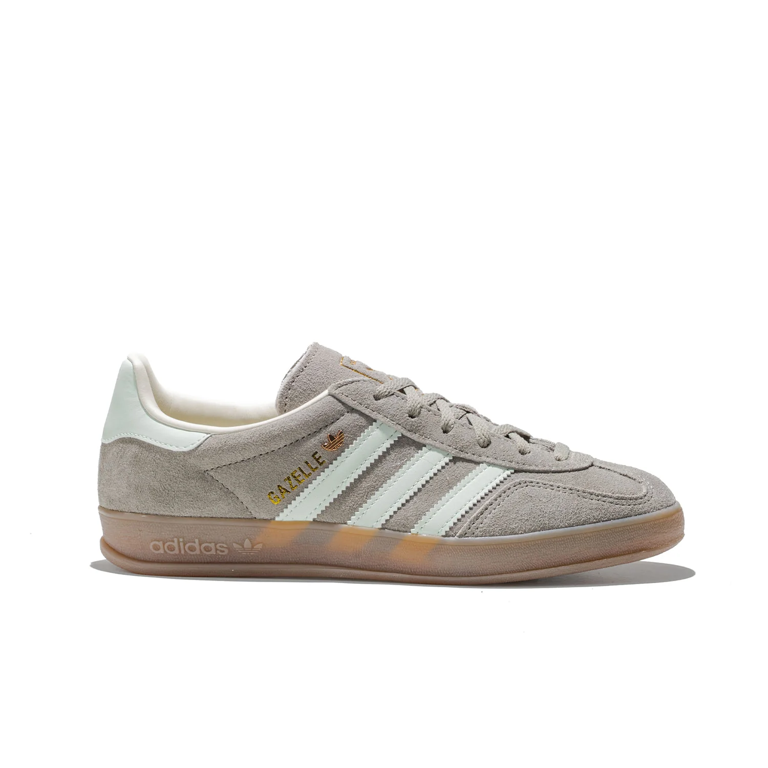 Adidas Originals Gazelle Indoor W Silver Pebble/Linen Green