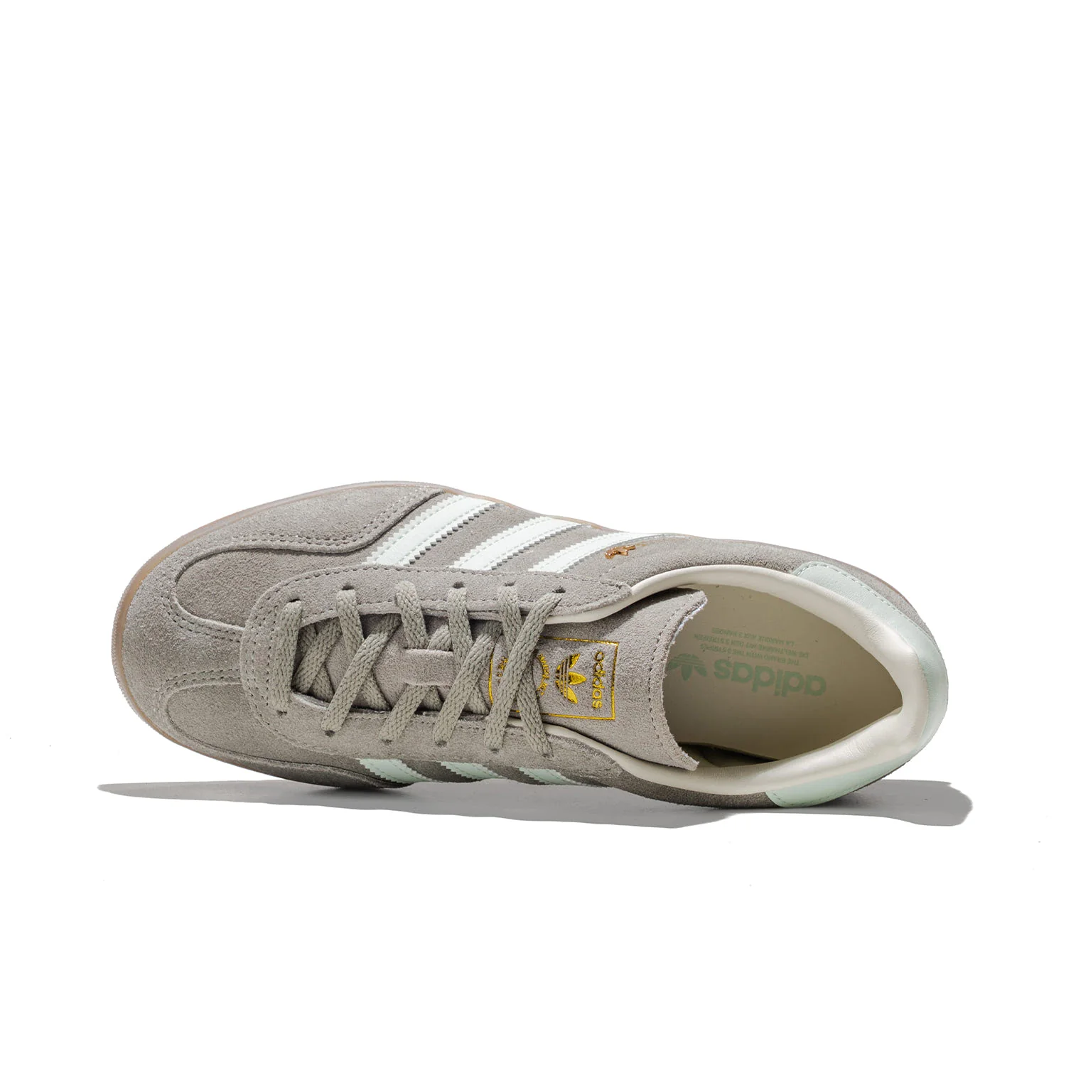 Adidas Originals Gazelle Indoor W Silver Pebble/Linen Green - Image 5