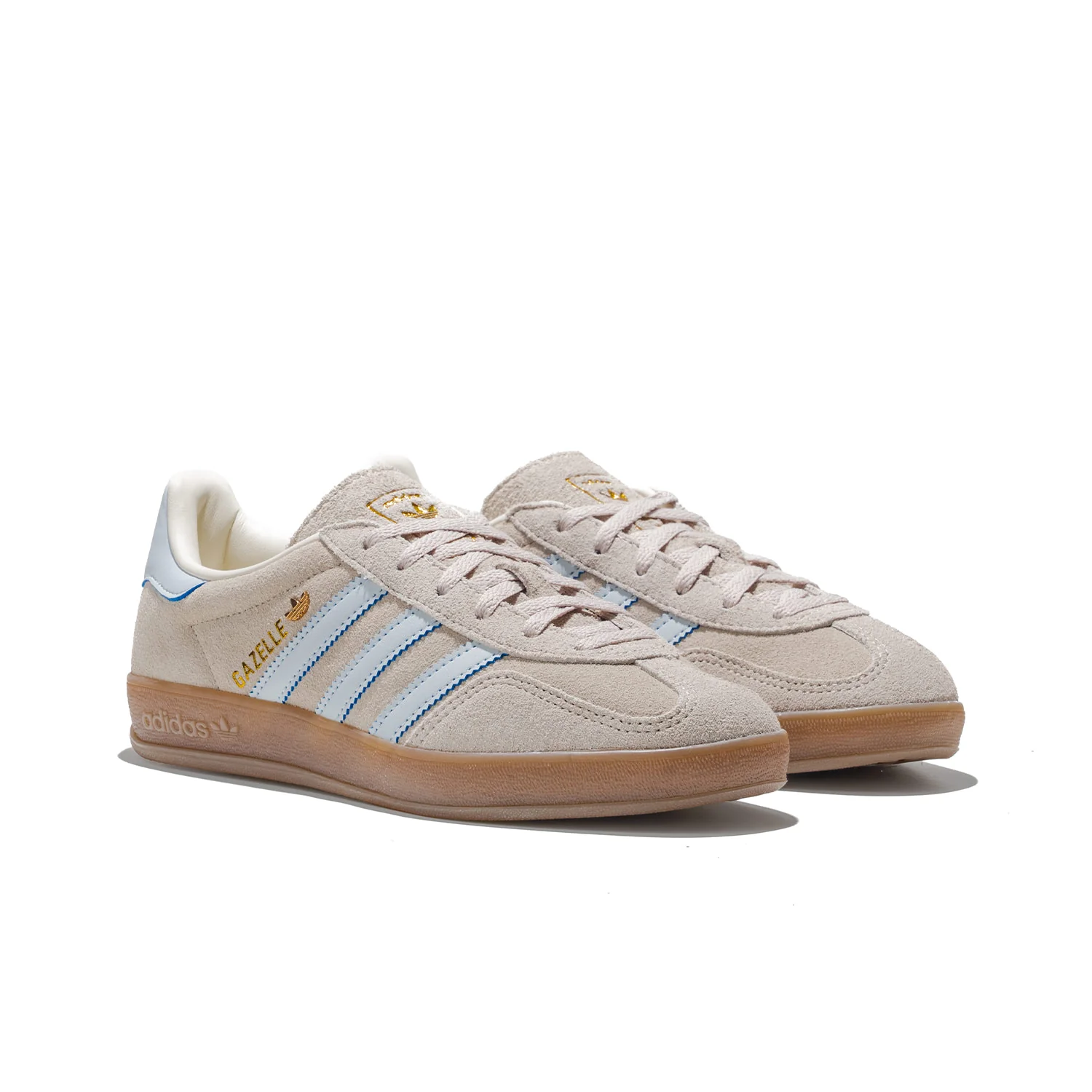 Adidas Originals Gazelle Indoor W Wonder Beige/Halo Blue/Gum - Image 3