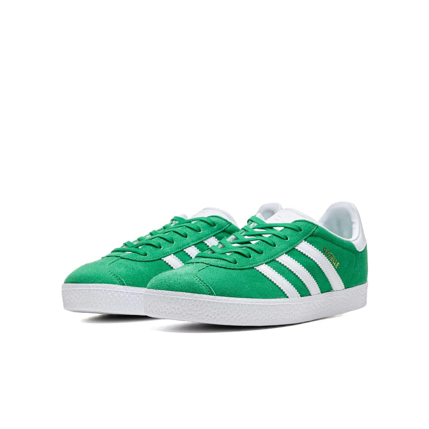 Adidas Originals Gazelle J Green/Ftwr White/Gold Metallic - Image 3