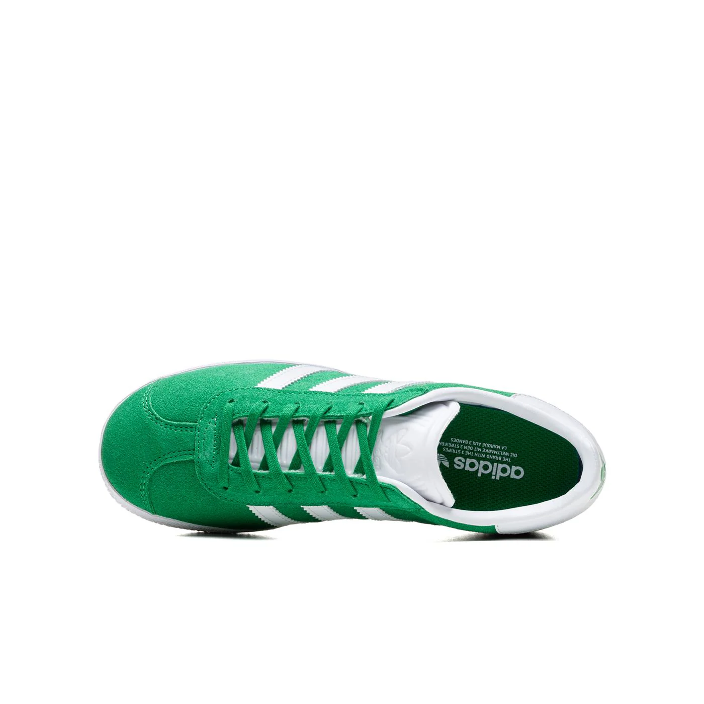 Adidas Originals Gazelle J Green/Ftwr White/Gold Metallic - Image 5