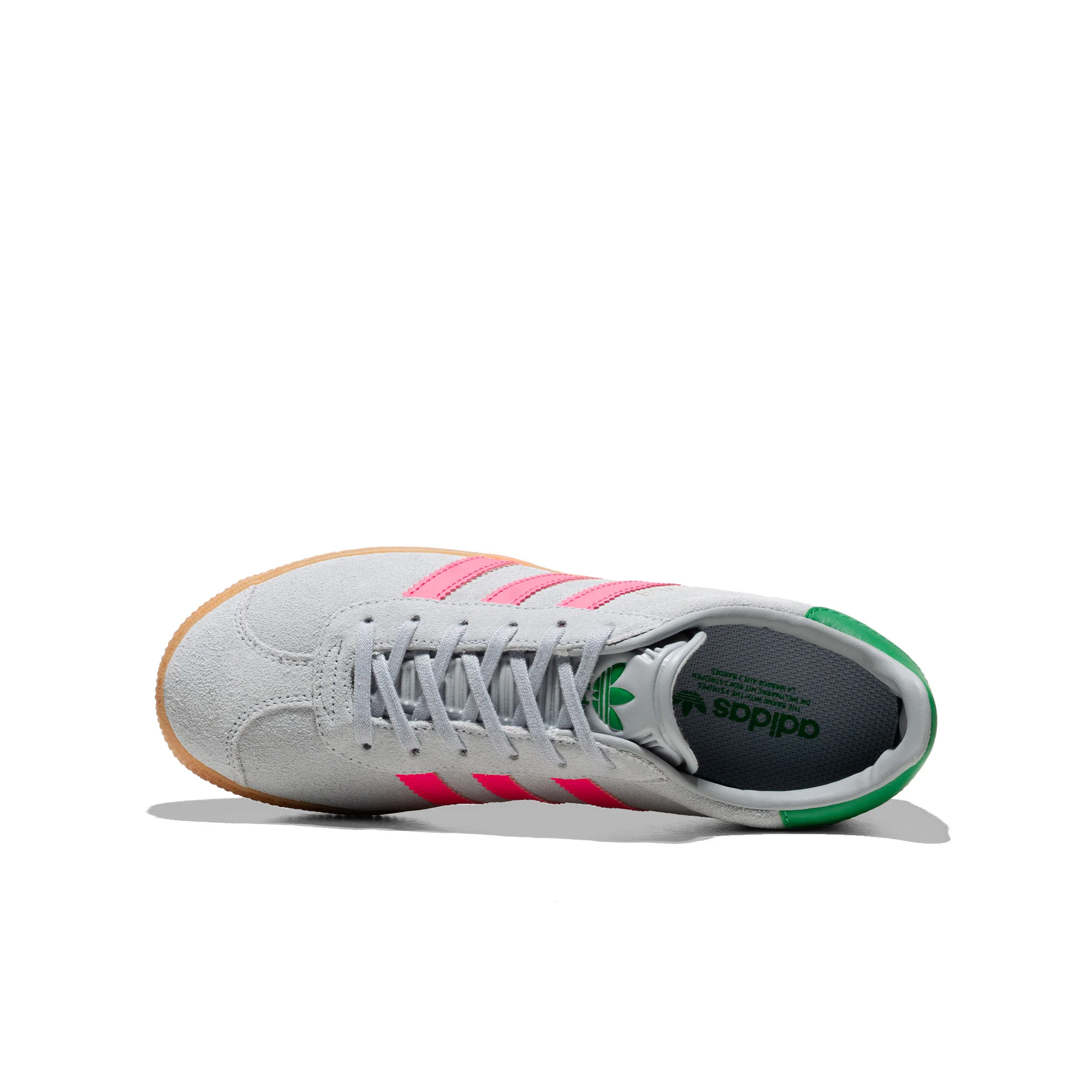 Adidas Originals Gazelle J Halo Silver/Lucid Pink/Green - Image 5