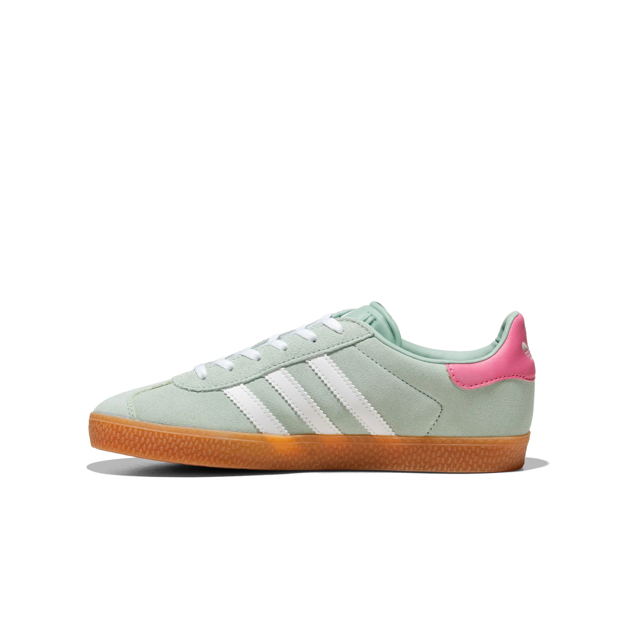 Adidas Originals Gazelle J Hazy Green/Ftwr White/Bliss Pink - Image 3