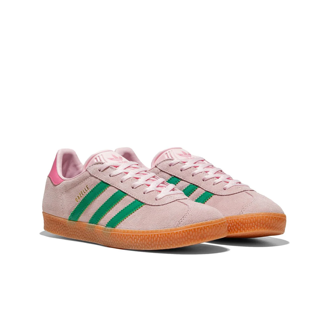 Adidas Originals Gazelle J Semi Clear Pink/Court Green/Bliss - Image 2