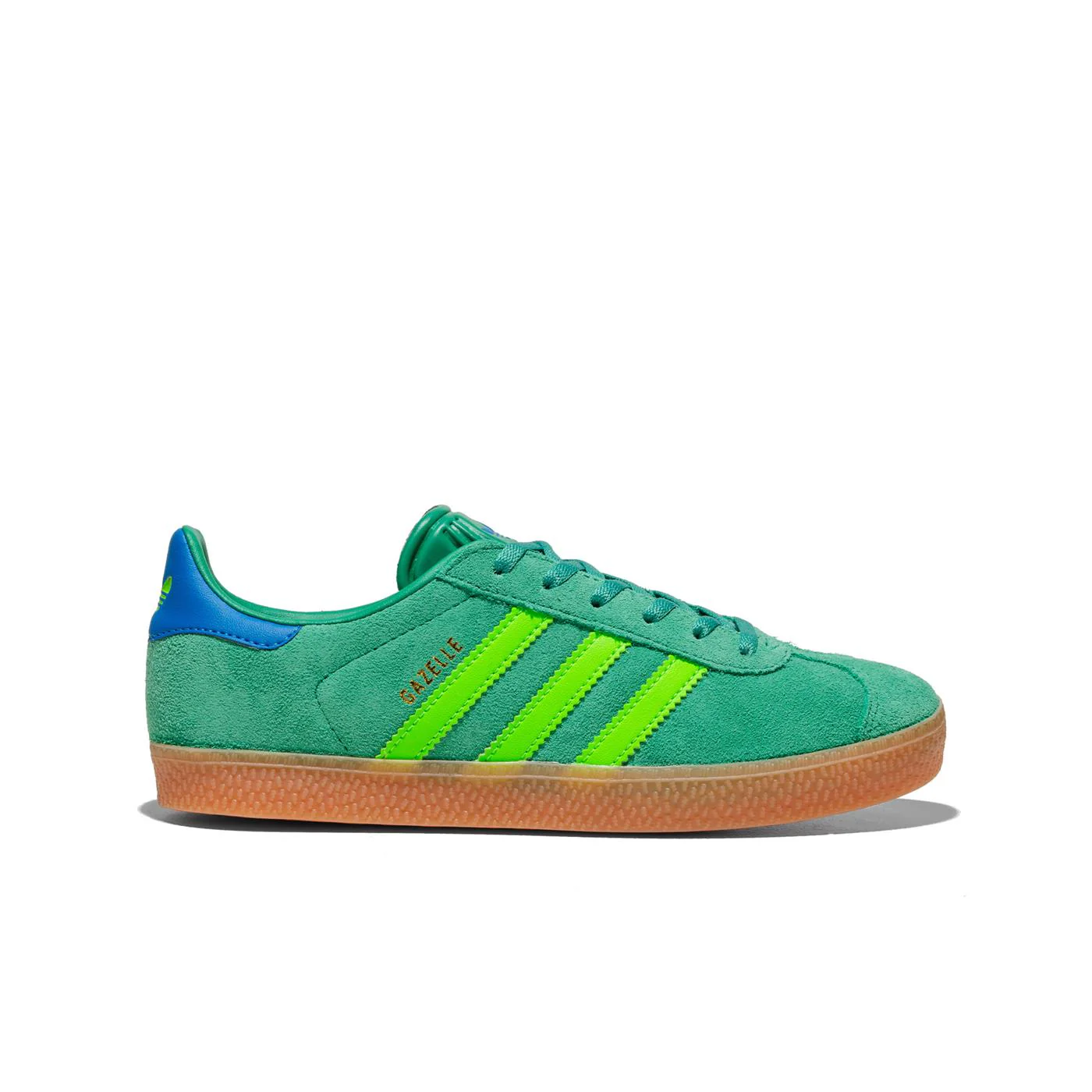 Adidas Originals Gazelle J Semi Court Green/Solar Green