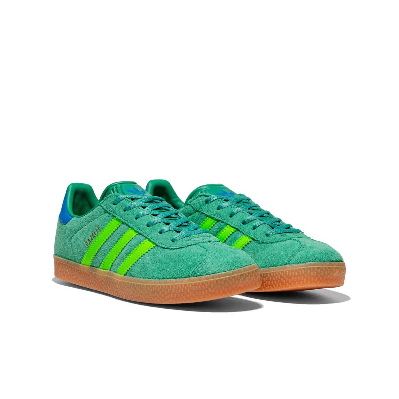Adidas Originals Gazelle J Semi Court Green/Solar Green - Image 2