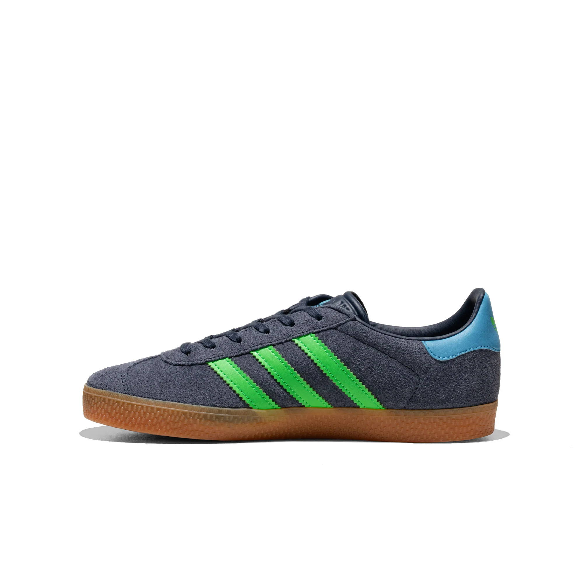 Adidas Originals Gazelle J Shadow Navy/Screaming Green - Image 3