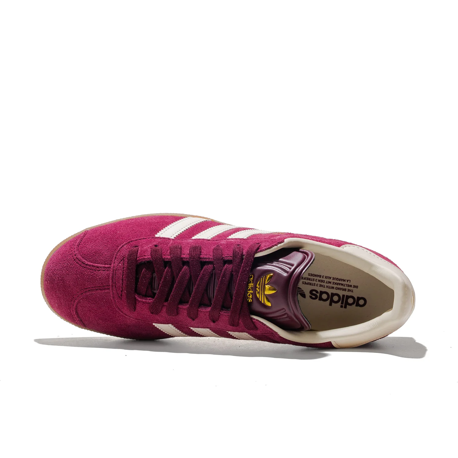 Adidas Originals Gazelle Maroon/Cream White/Gum - Image 5