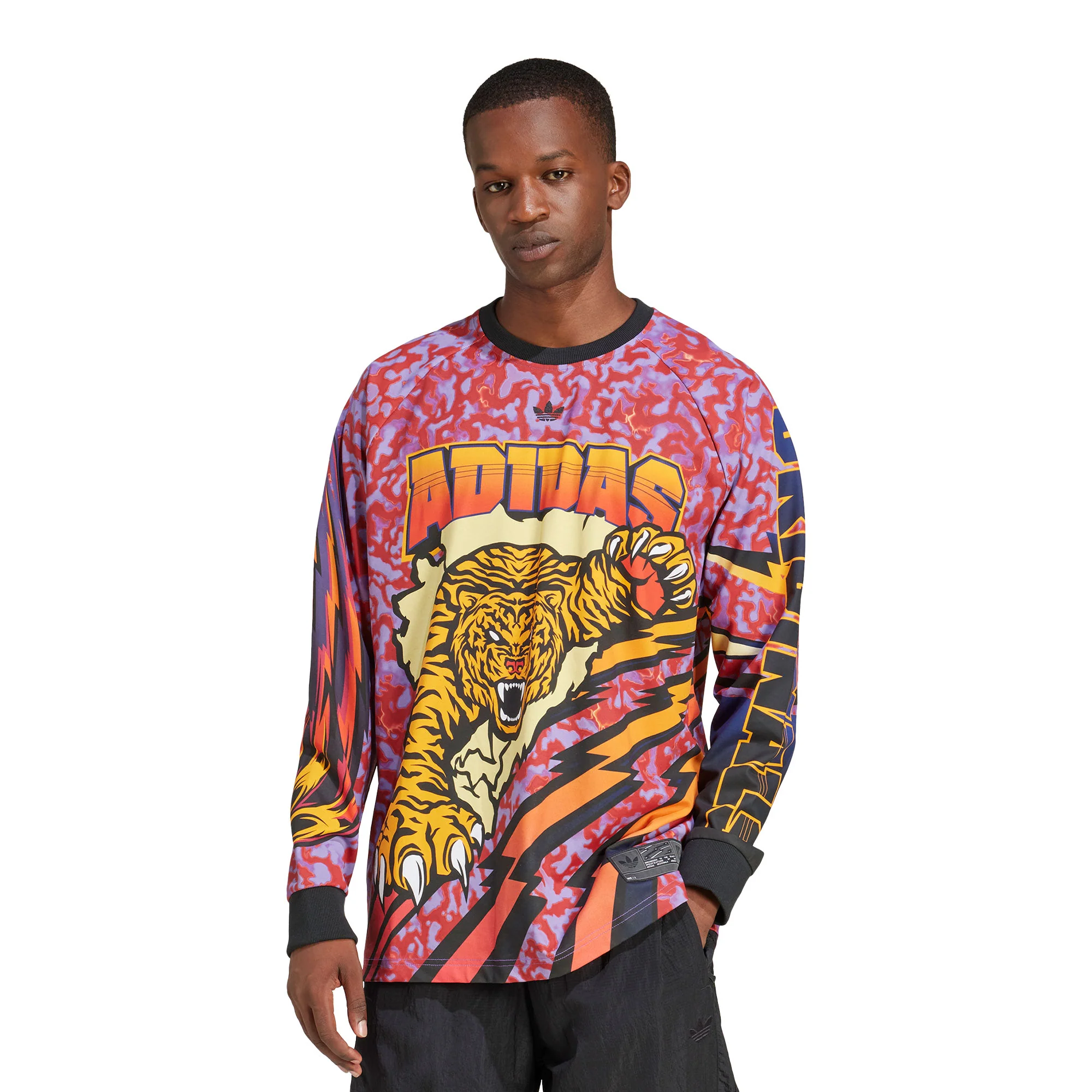Adidas Originals Graphic LS Tee Better Scarlet/Energy Ink