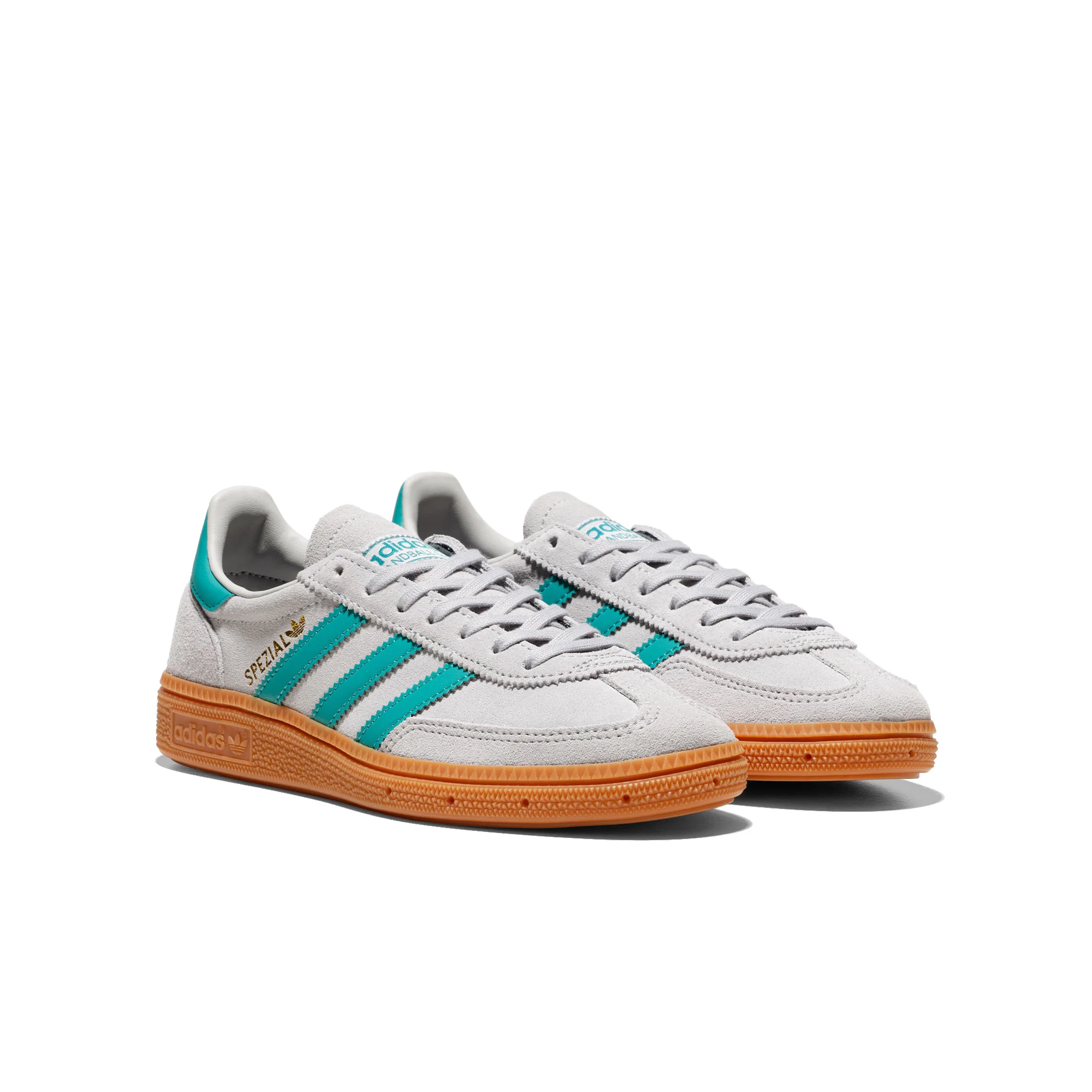 Adidas Originals Handball Spezial J Grey Two/Pure Teal/Gum - Image 2