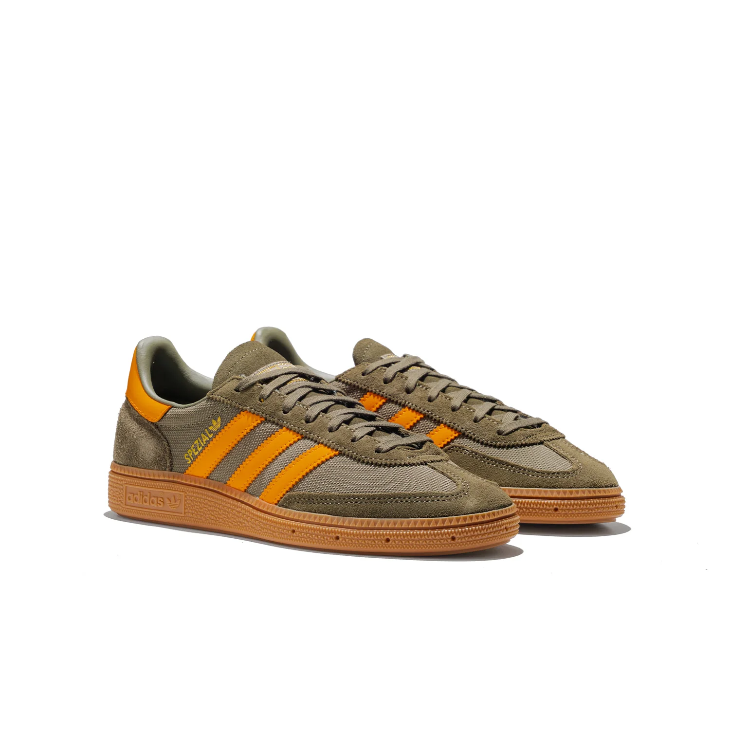 Adidas Originals Handball Spezial J Olive Strata/Tangerine - Image 3