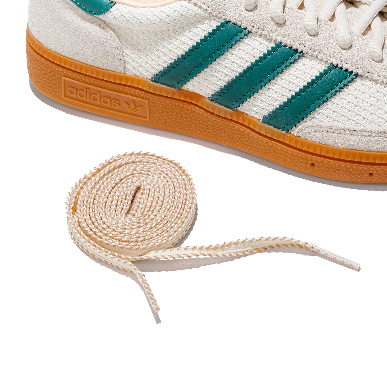 Adidas Originals Handball Spezial Off White/Collegiate Green - Image 7