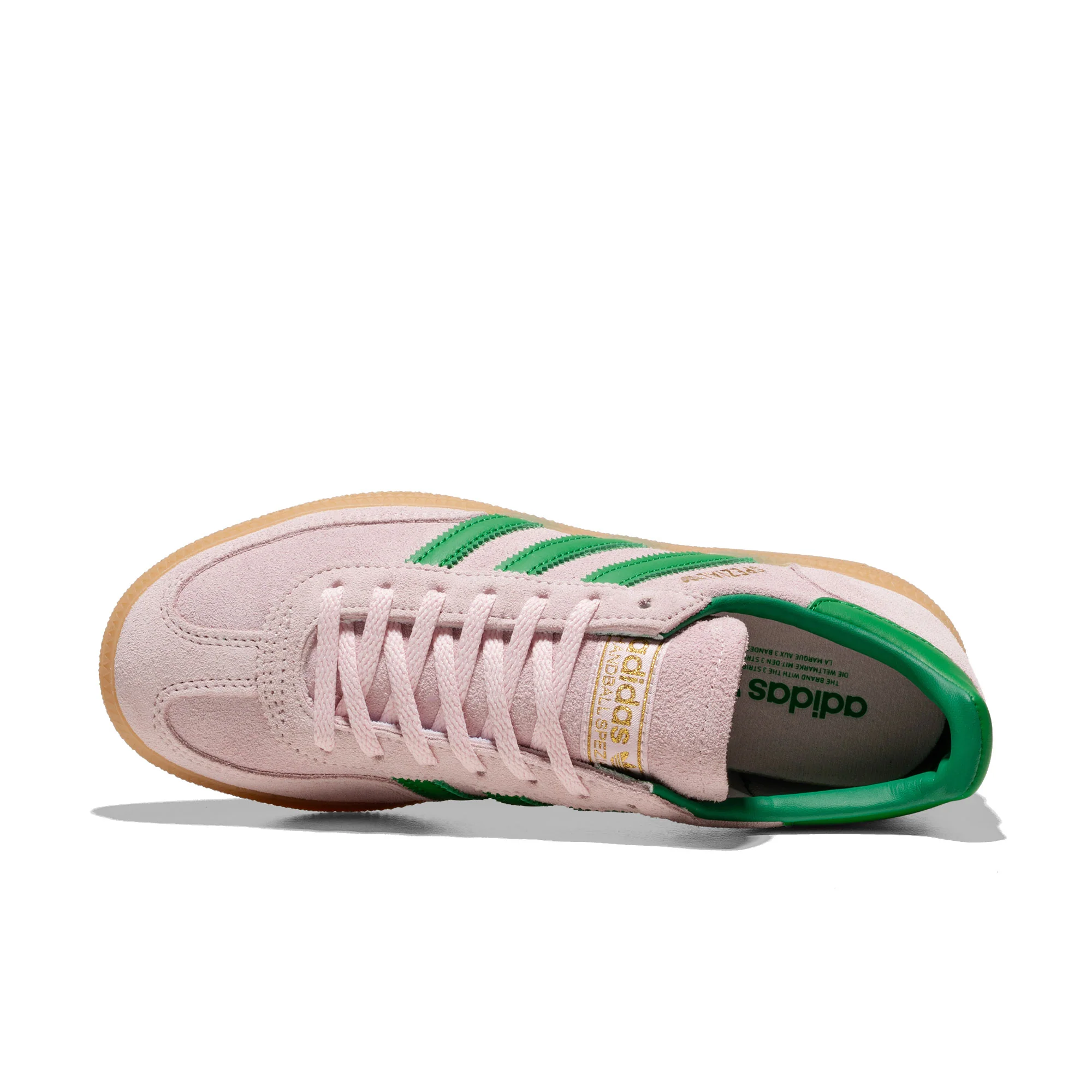 Adidas Originals Handball Spezial W Clear Pink/Green/Gold - Image 5