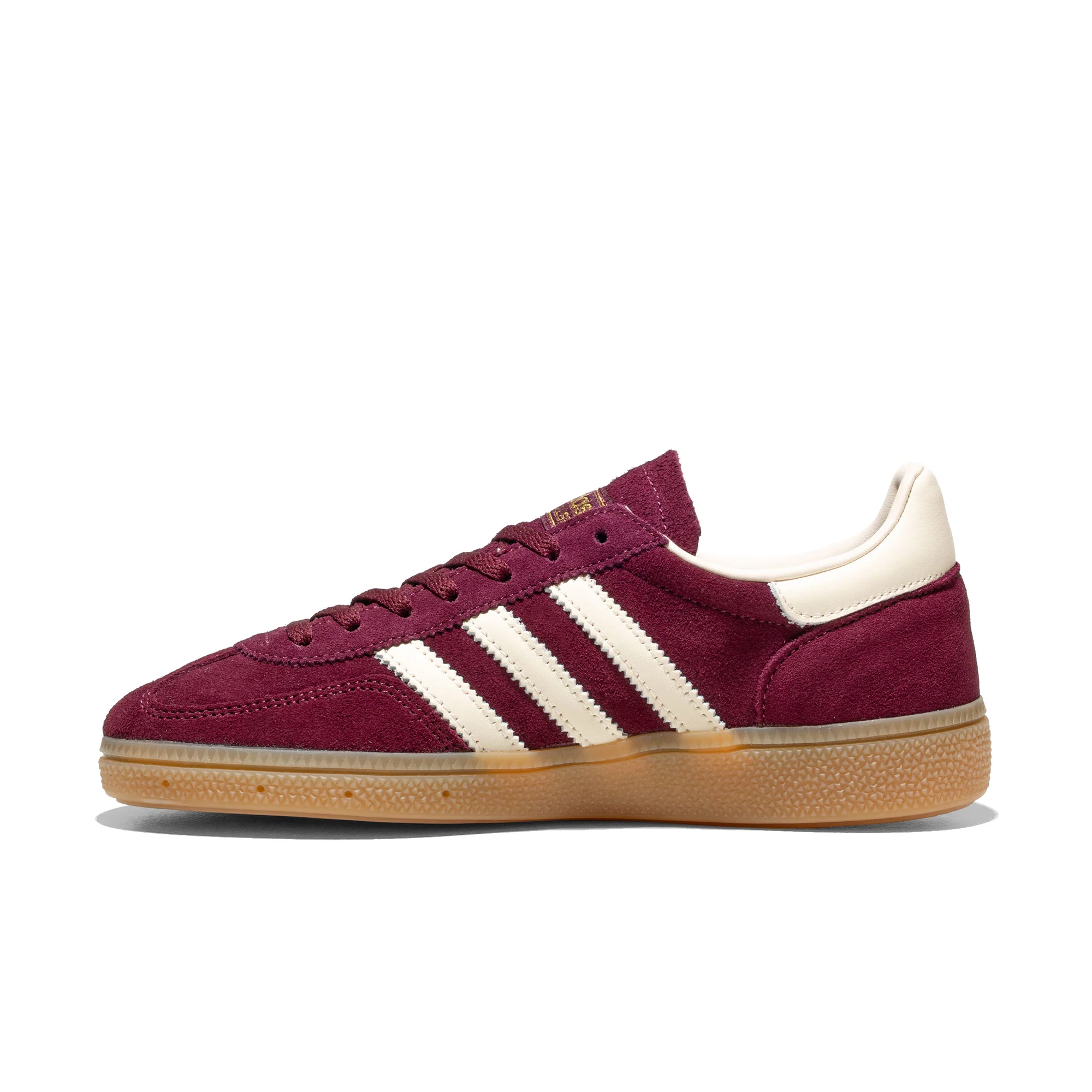 Adidas Originals Handball Spezial W Maroon/Cream White/Gold - Image 3