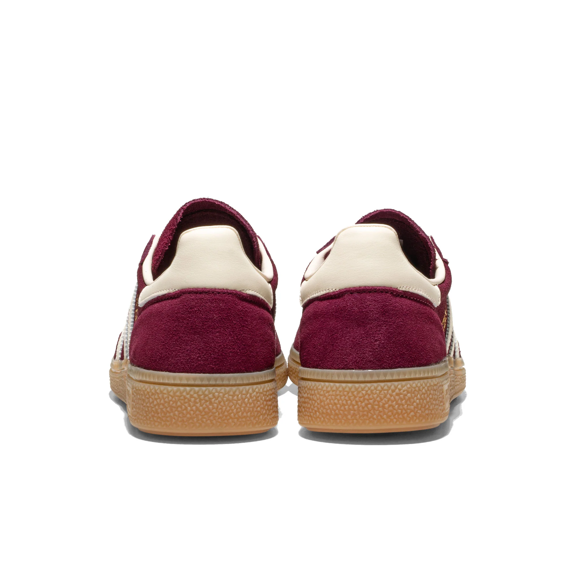 Adidas Originals Handball Spezial W Maroon/Cream White/Gold - Image 4