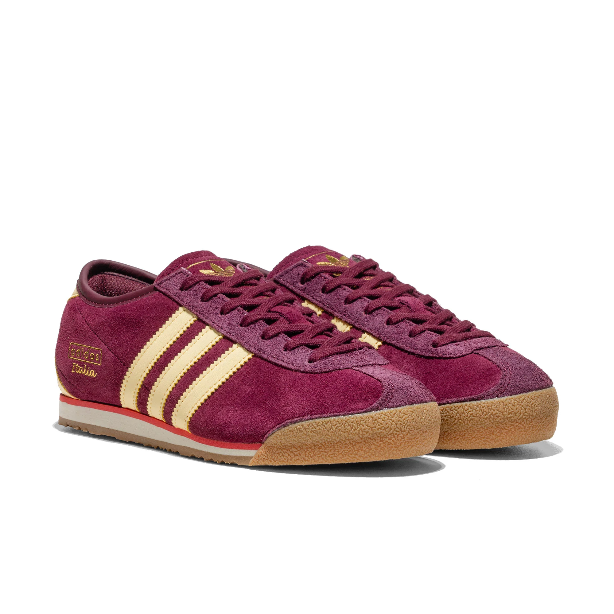 Adidas Originals Italia 70s W Maroon/Almost Yellow/Gold Met - Image 2