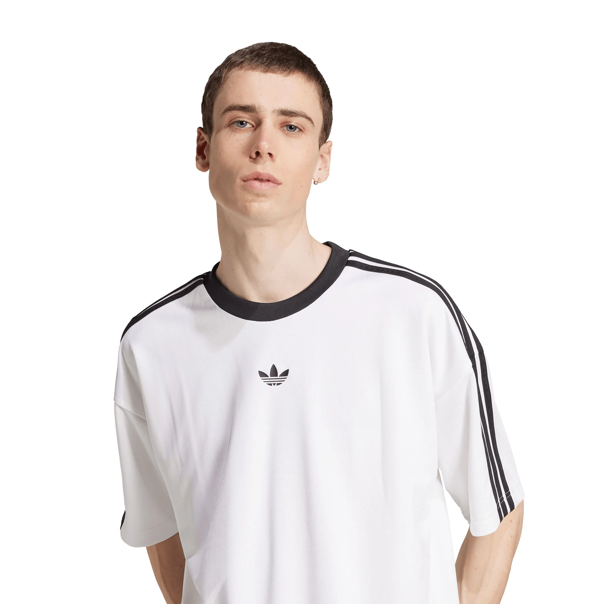 Adidas Originals Jacquard Jersey White/Black - Image 3