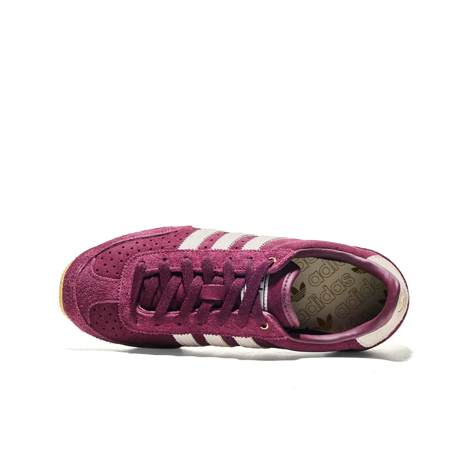 Adidas Originals Japan W Maroon/Cream White/Gold Metallic - Image 5