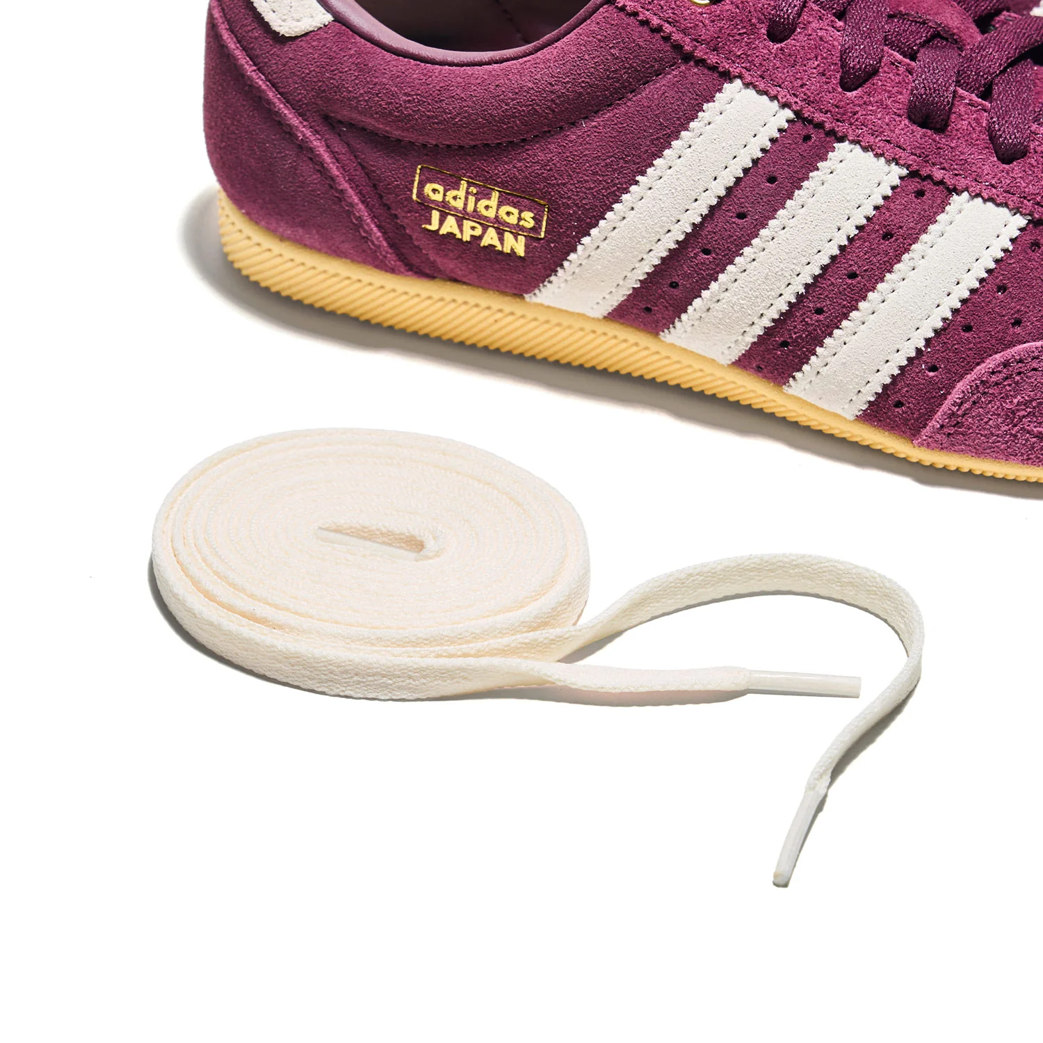 Adidas Originals Japan W Maroon/Cream White/Gold Metallic - Image 7