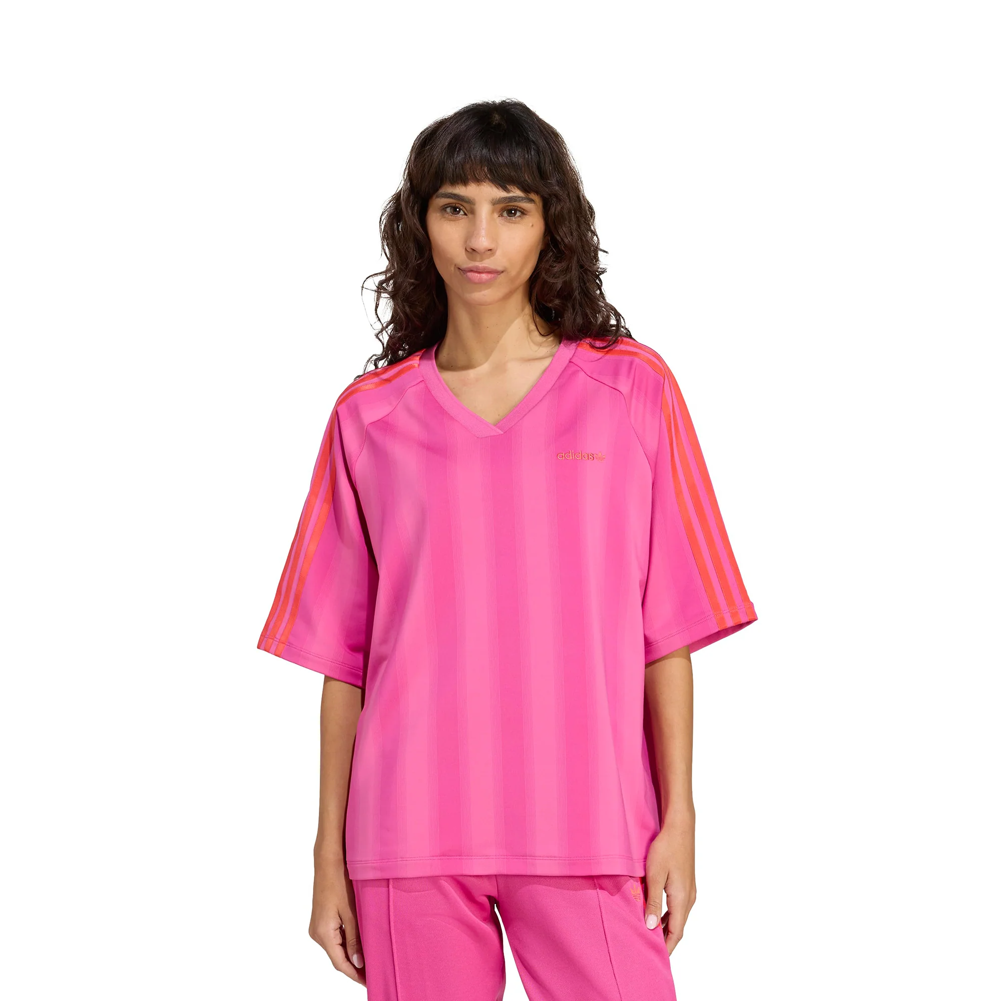 Adidas Originals Linear Tee Semi Lucid Fuchsia